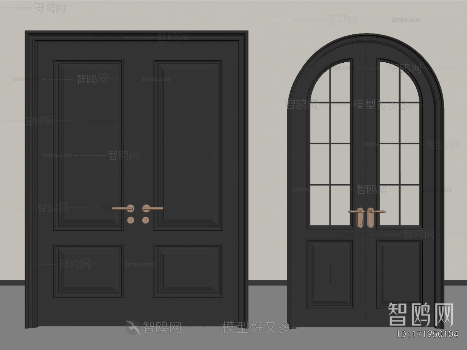 French Style Double Door