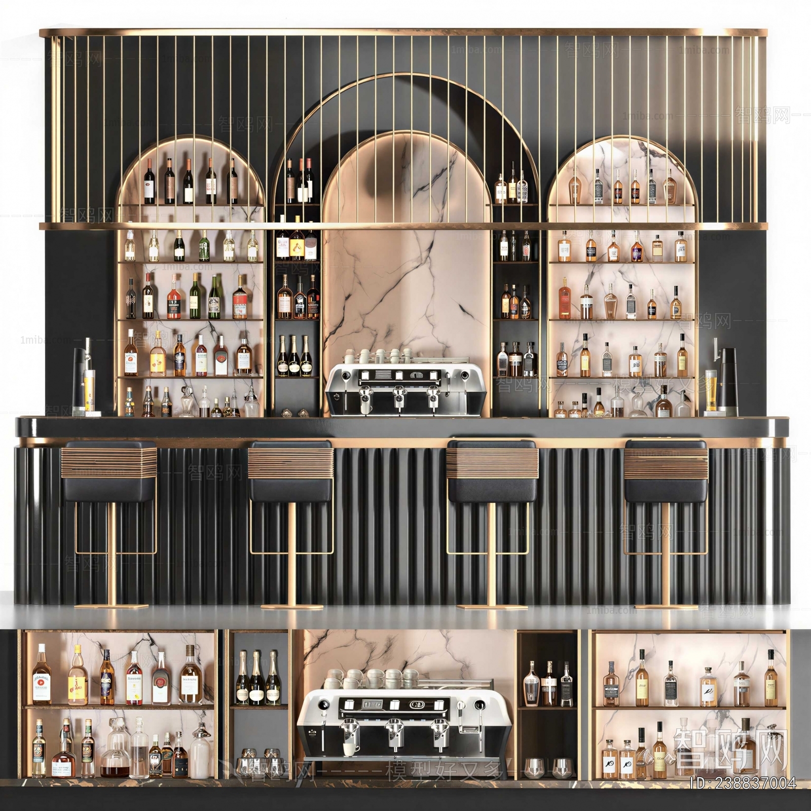 Modern Counter Bar