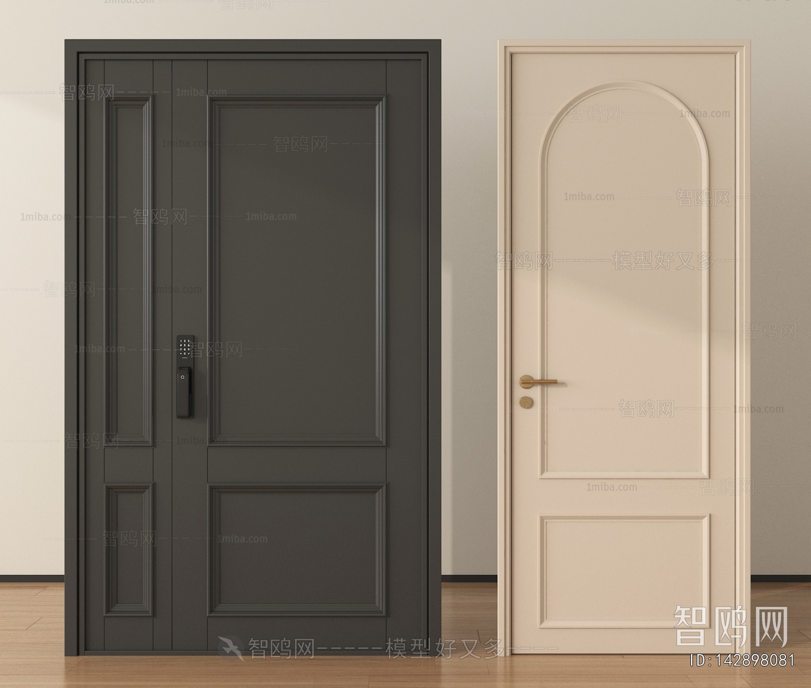 Modern Single Door