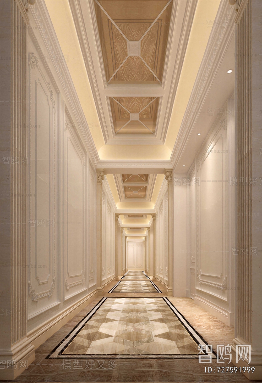 European Style Hallway