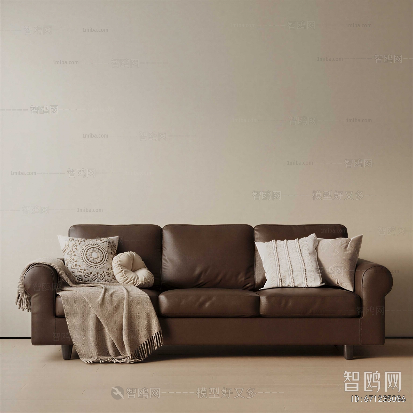 Modern Three-seat Sofa