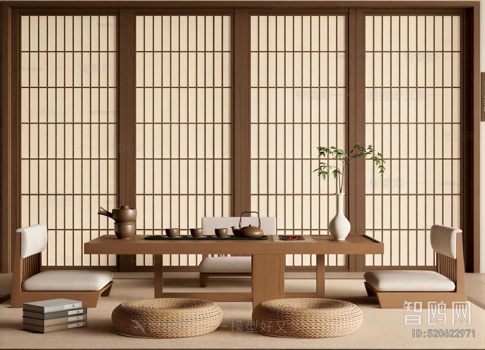 Japanese Style Tea Tables And Chairs