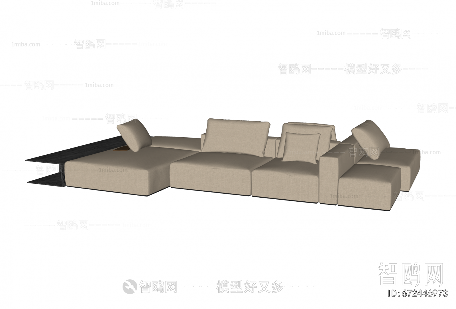 Modern Multi Person Sofa