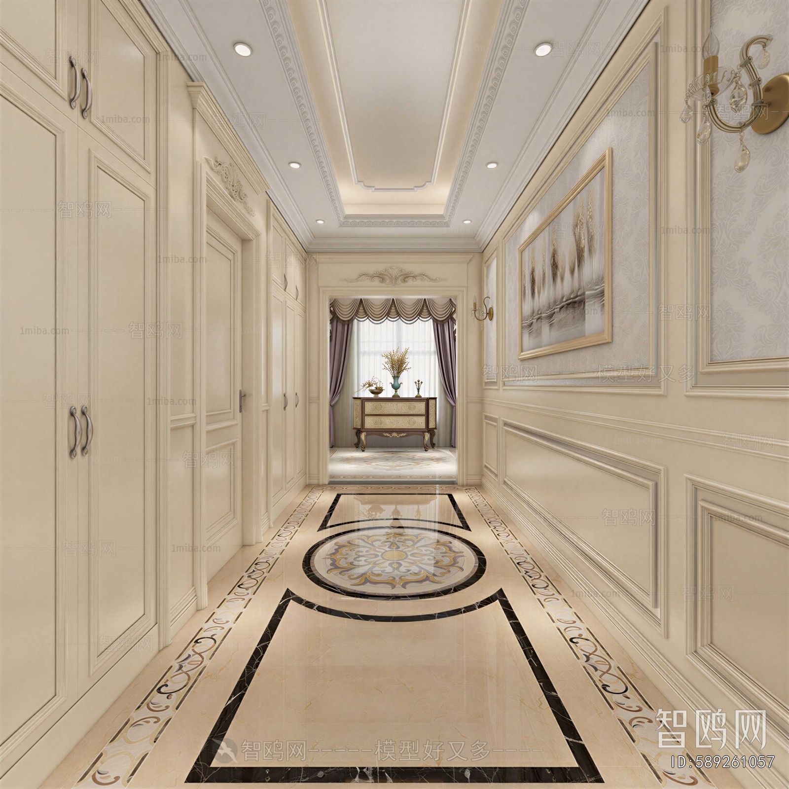 European Style Hallway