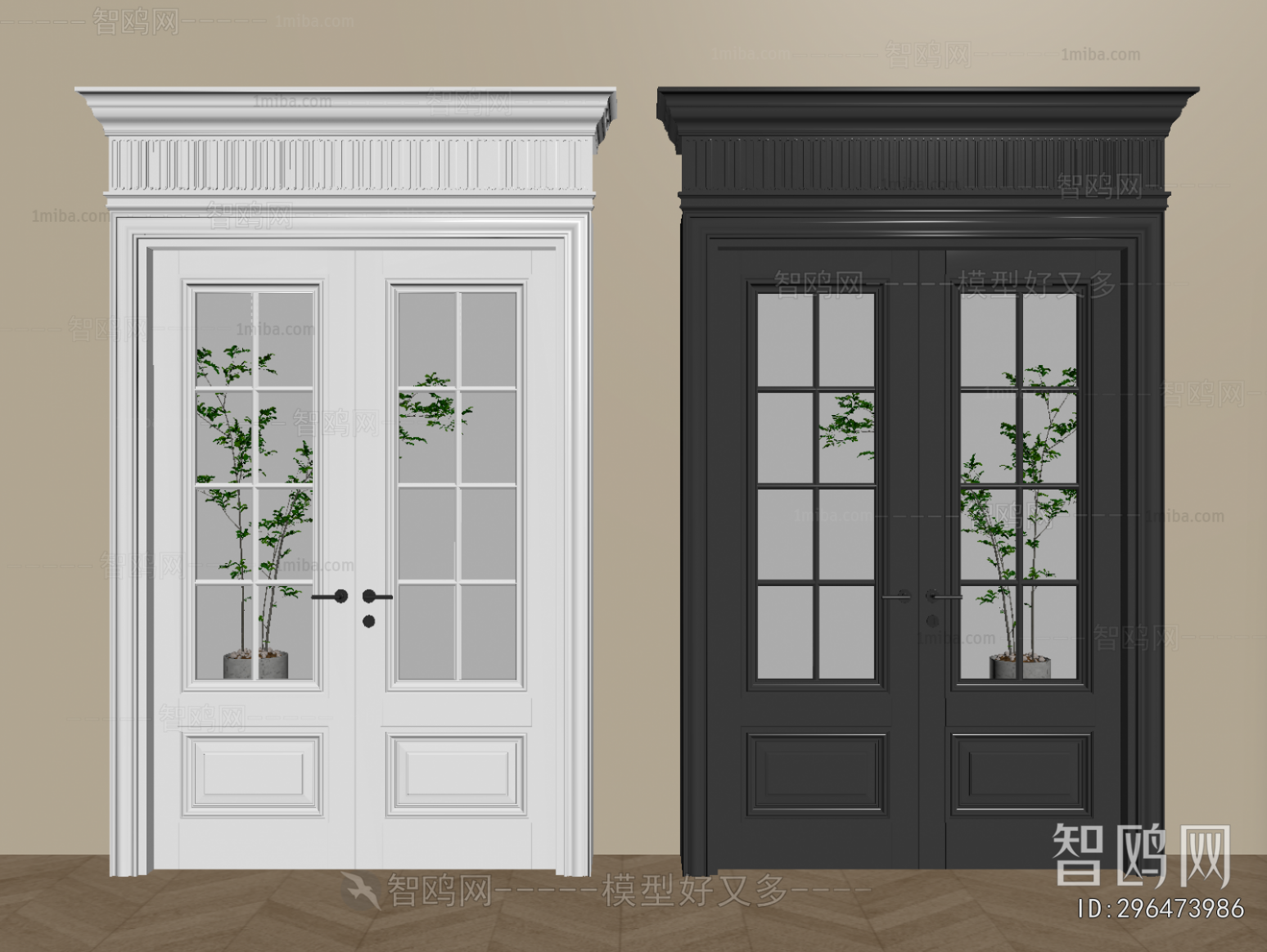 French Style Double Door