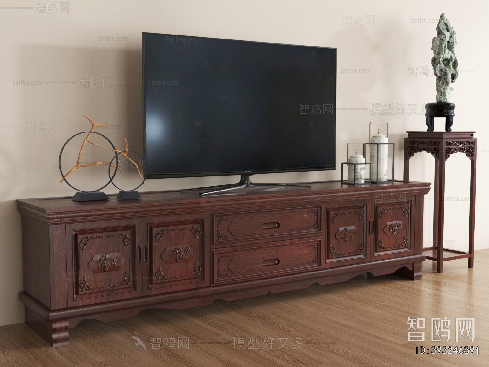 New Chinese Style TV Cabinet