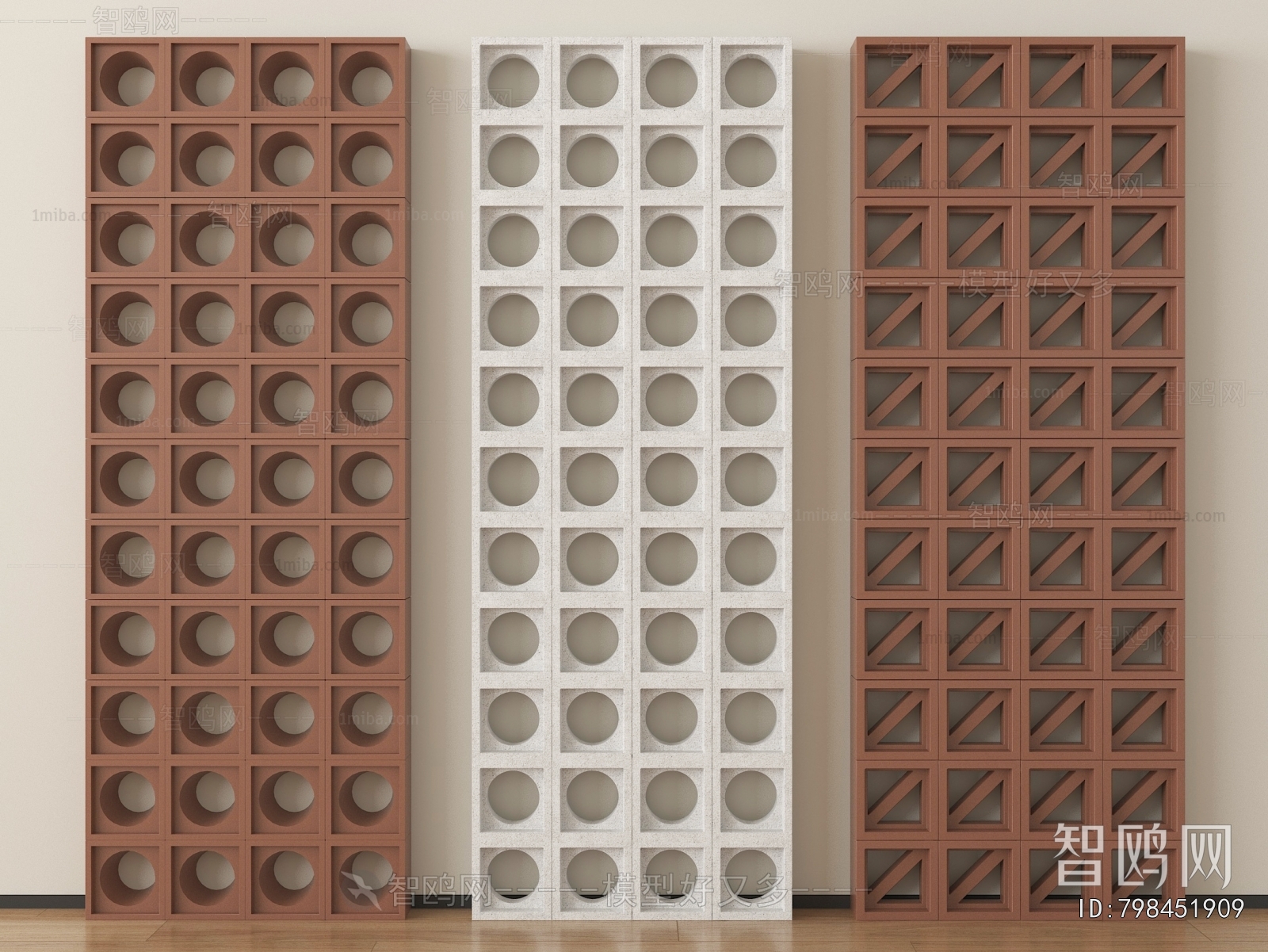 Modern Cement Brick Screen Partition