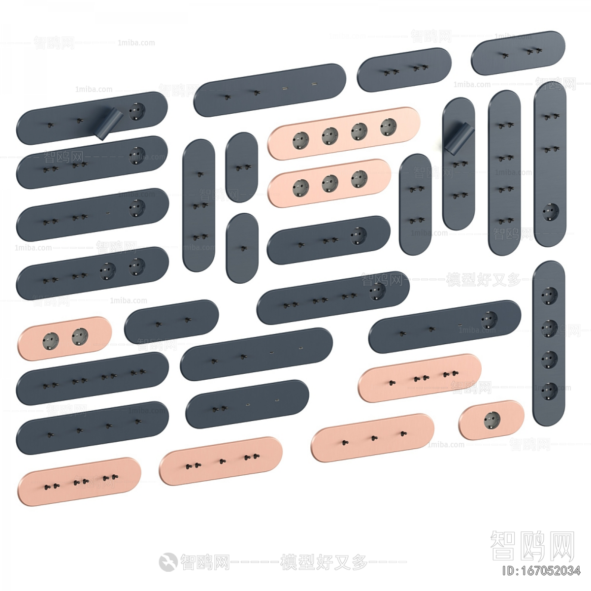Modern Switch Socket Panel
