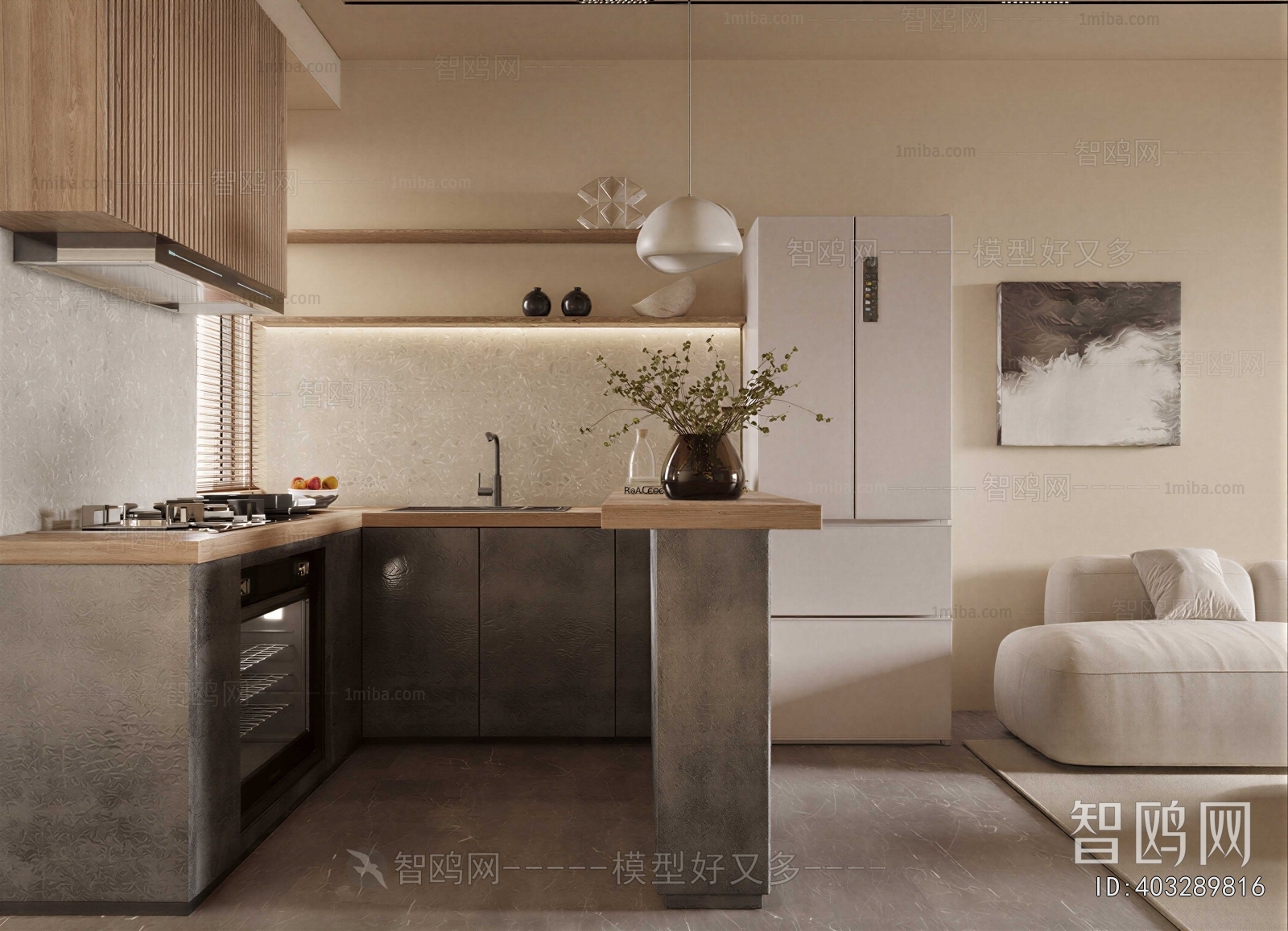 Modern Open Kitchen