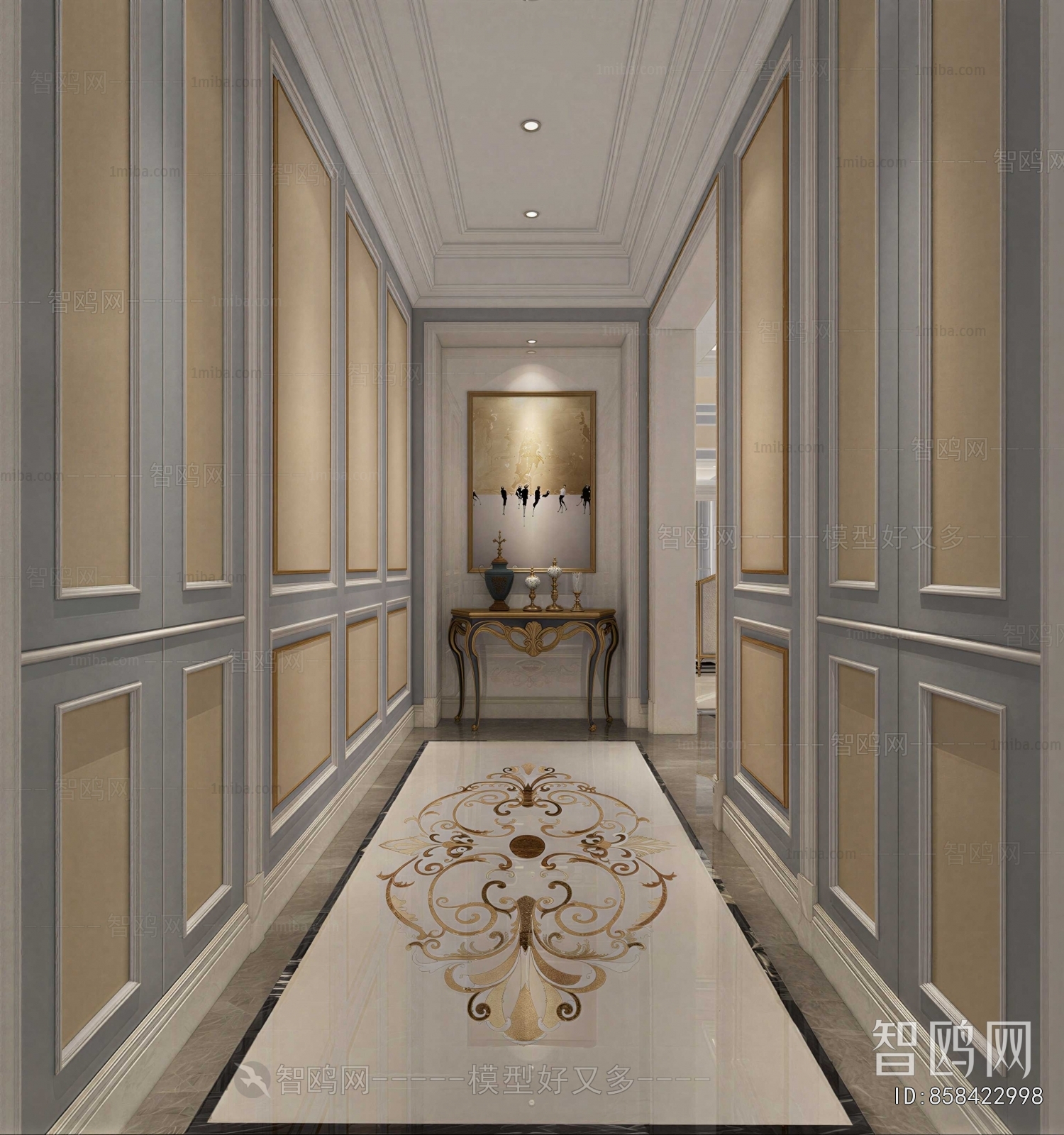 European Style Hallway