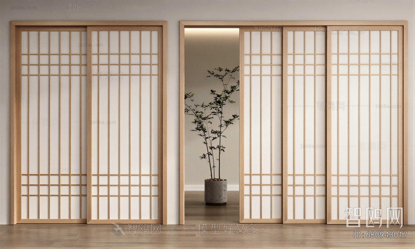 Japanese Style Sliding Door