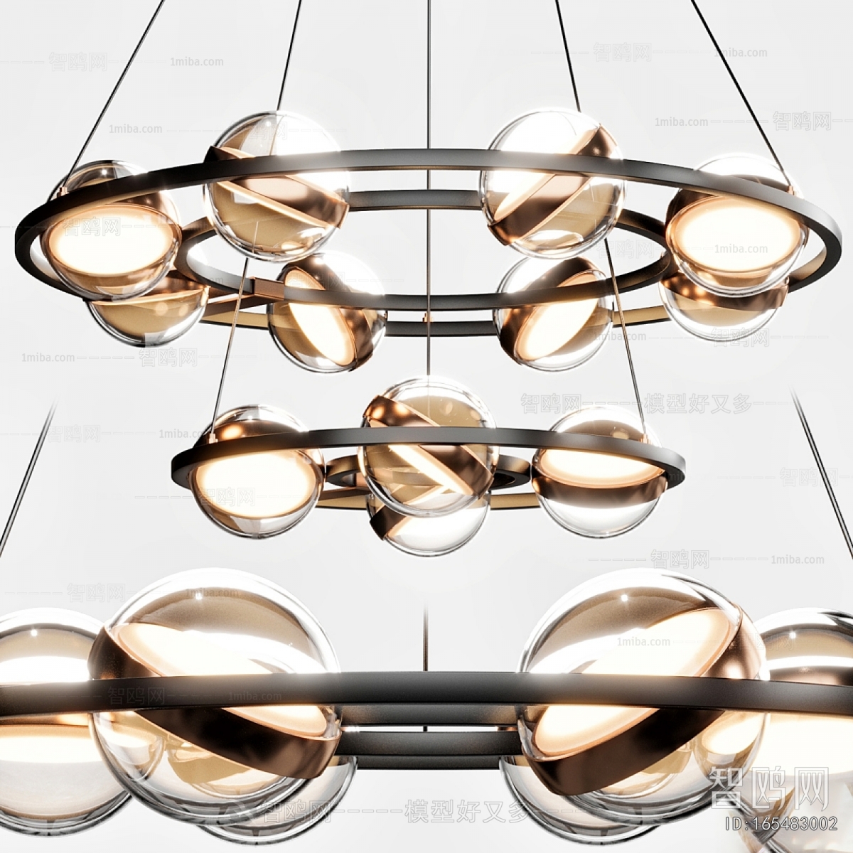 Modern Long Chandelier