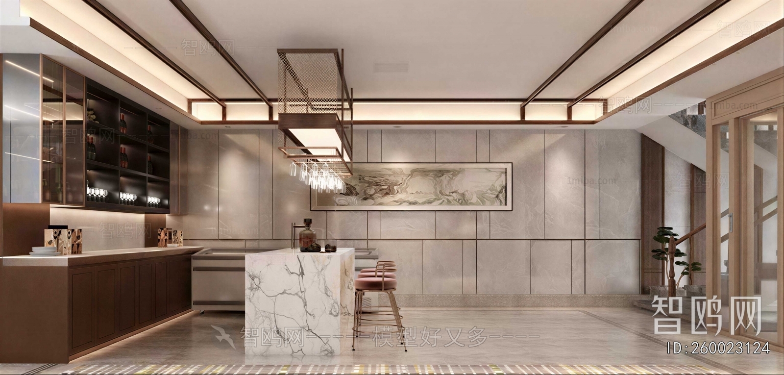 New Chinese Style Dining Room