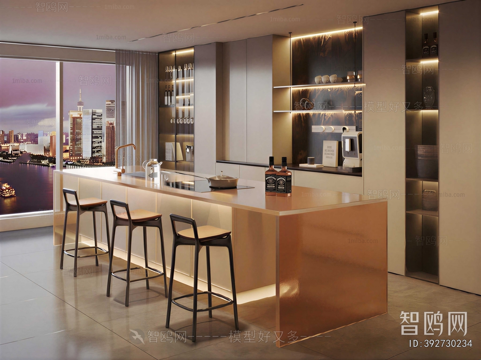 Modern Counter Bar