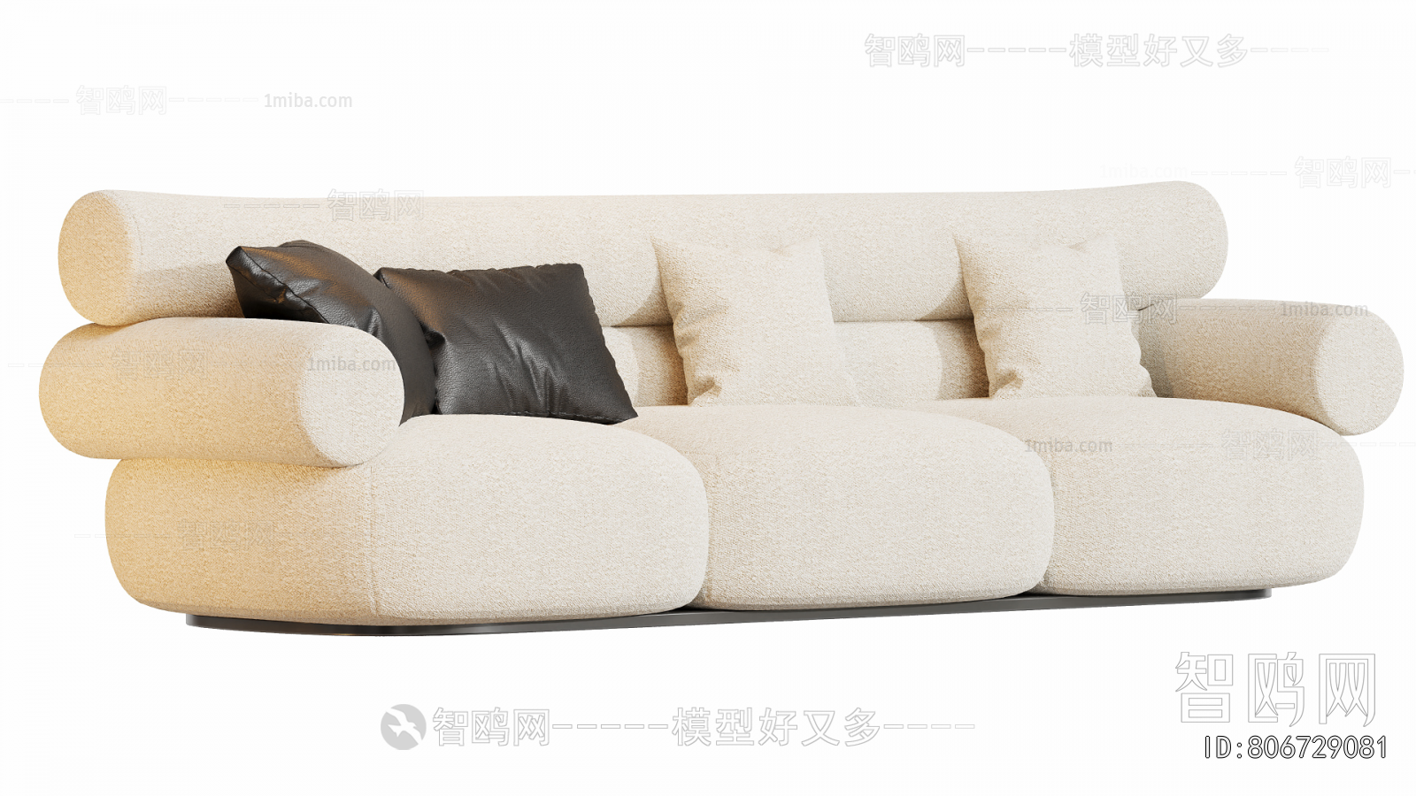 Modern Three-seat Sofa