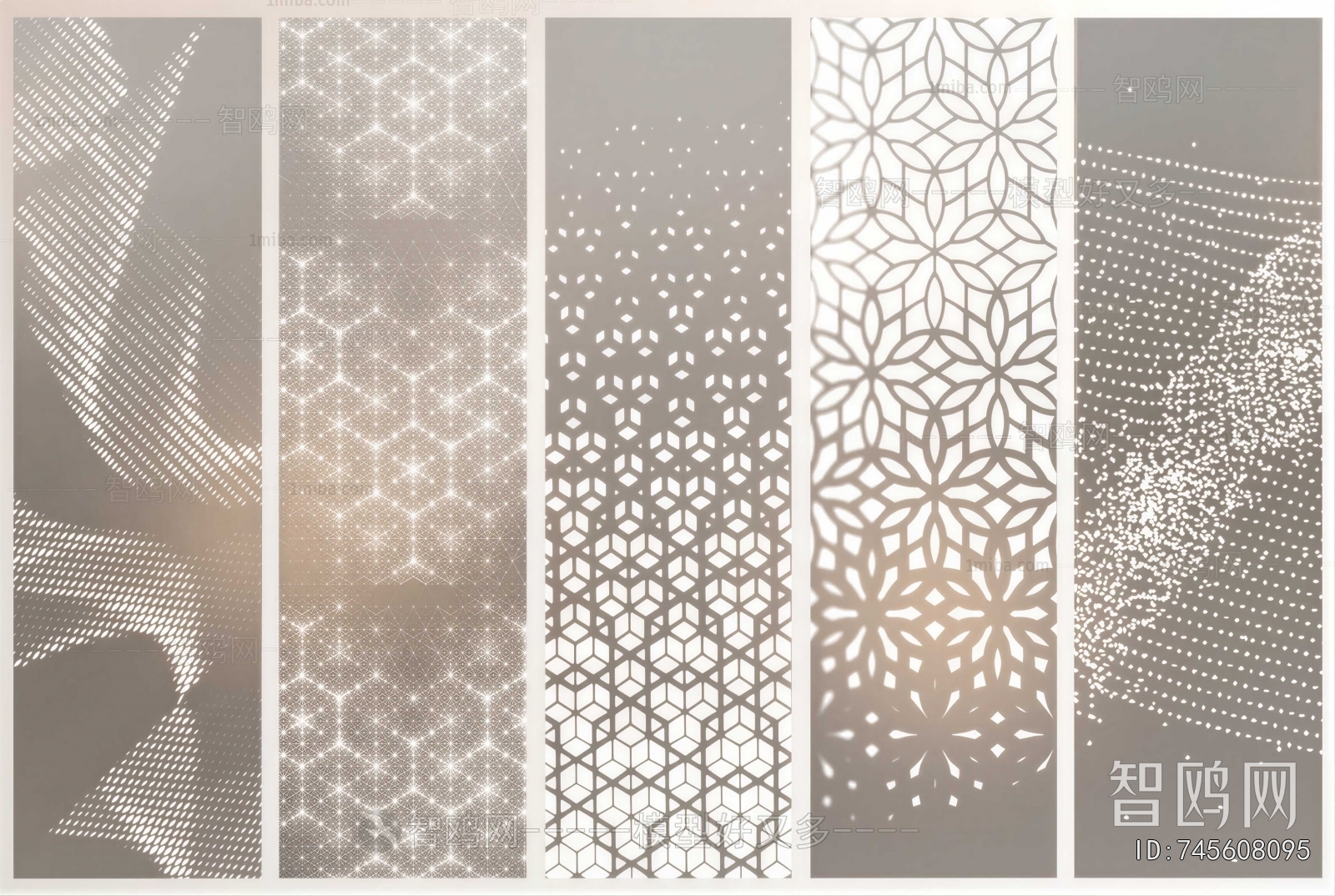 Modern Metal Screen Partition