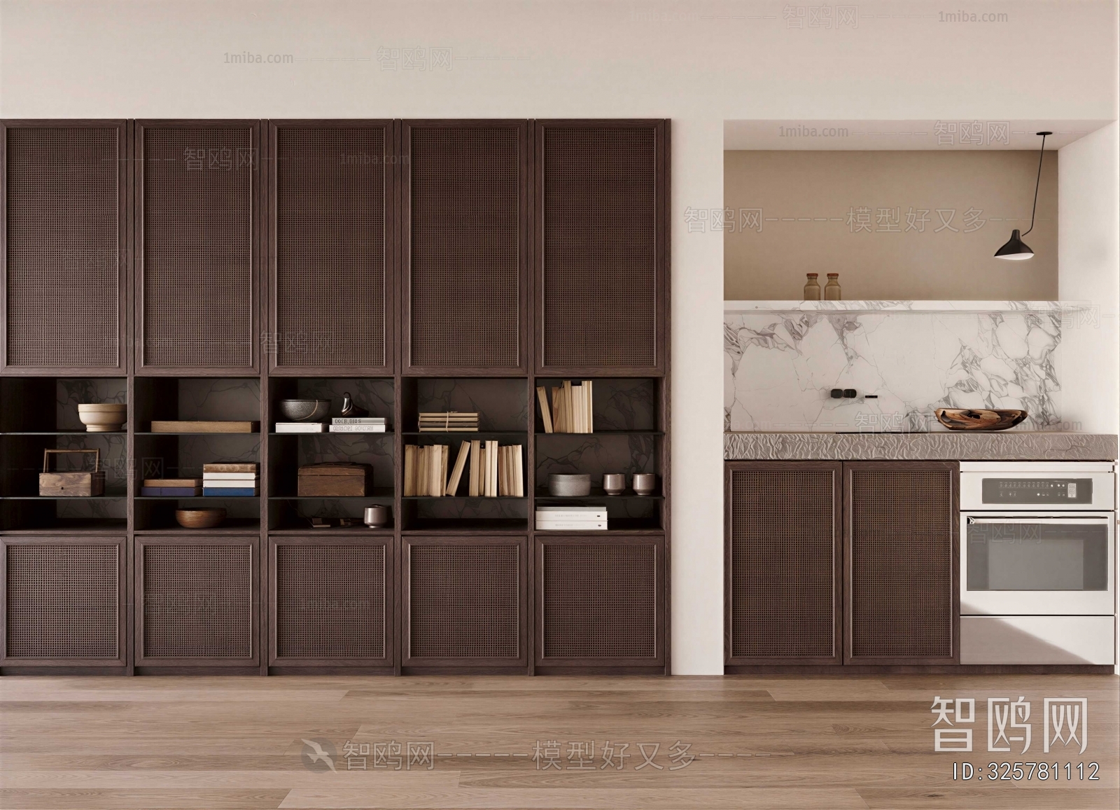 Wabi-sabi Style Bookcase