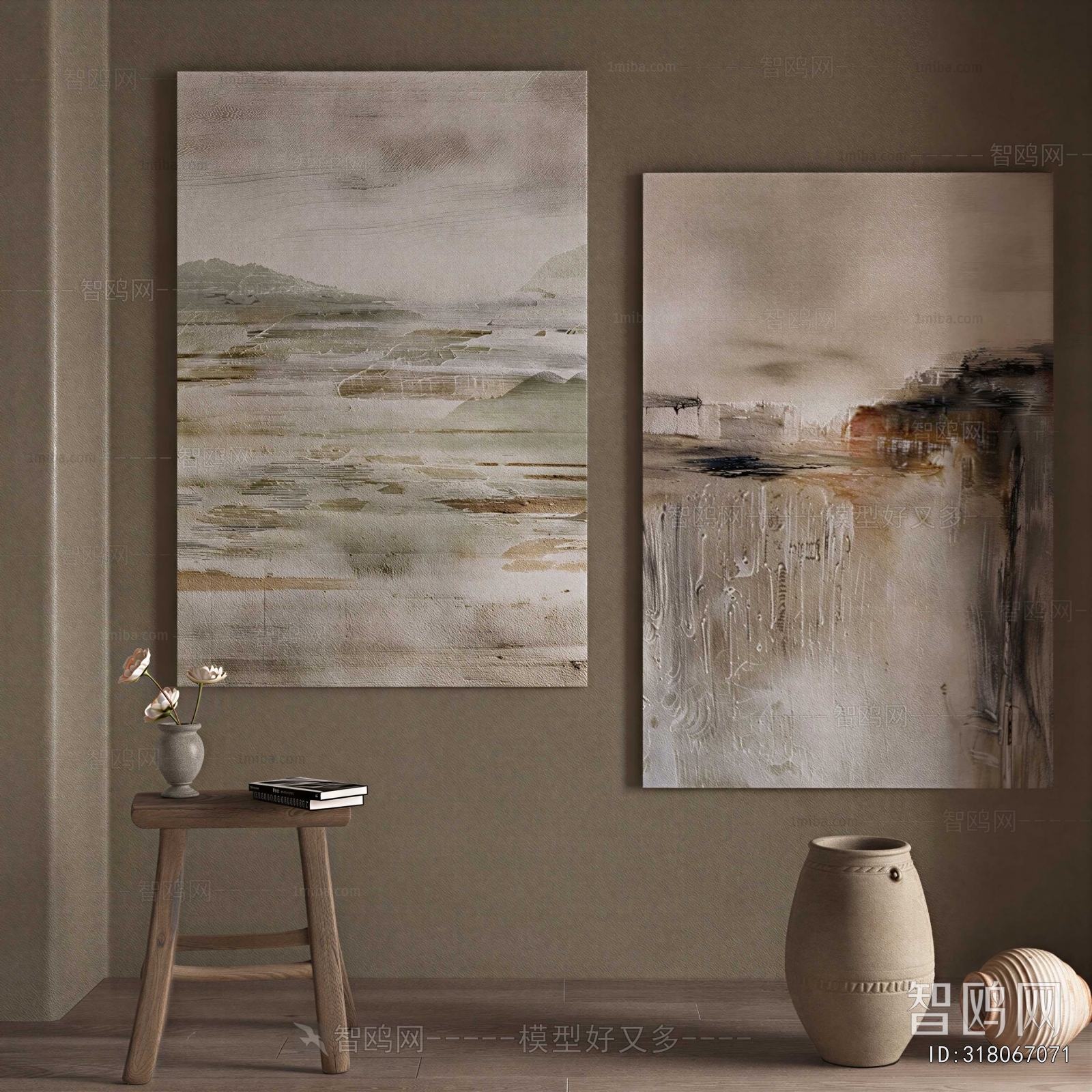 Wabi-sabi Style Painting