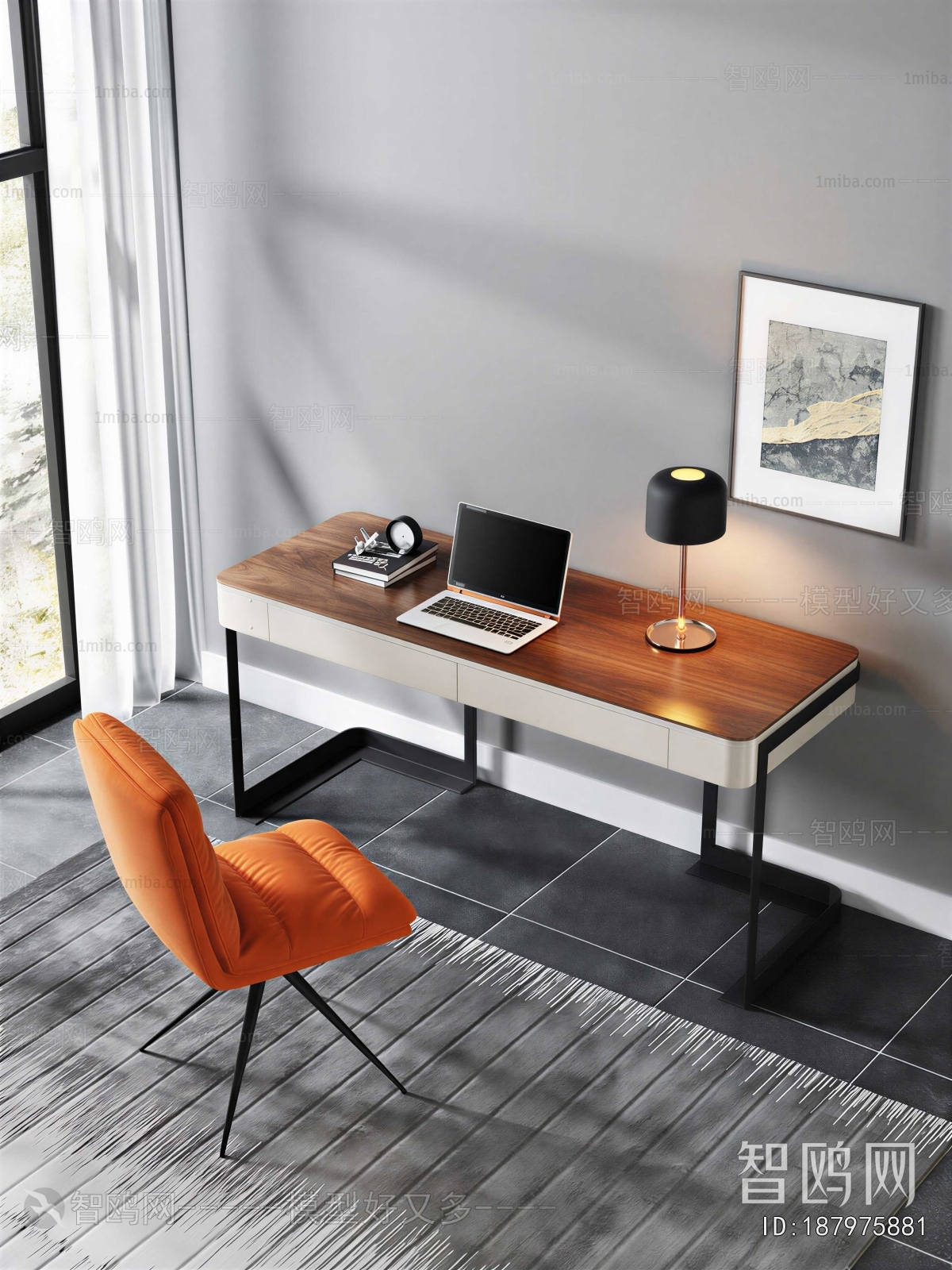 Modern Computer Desk And Chair