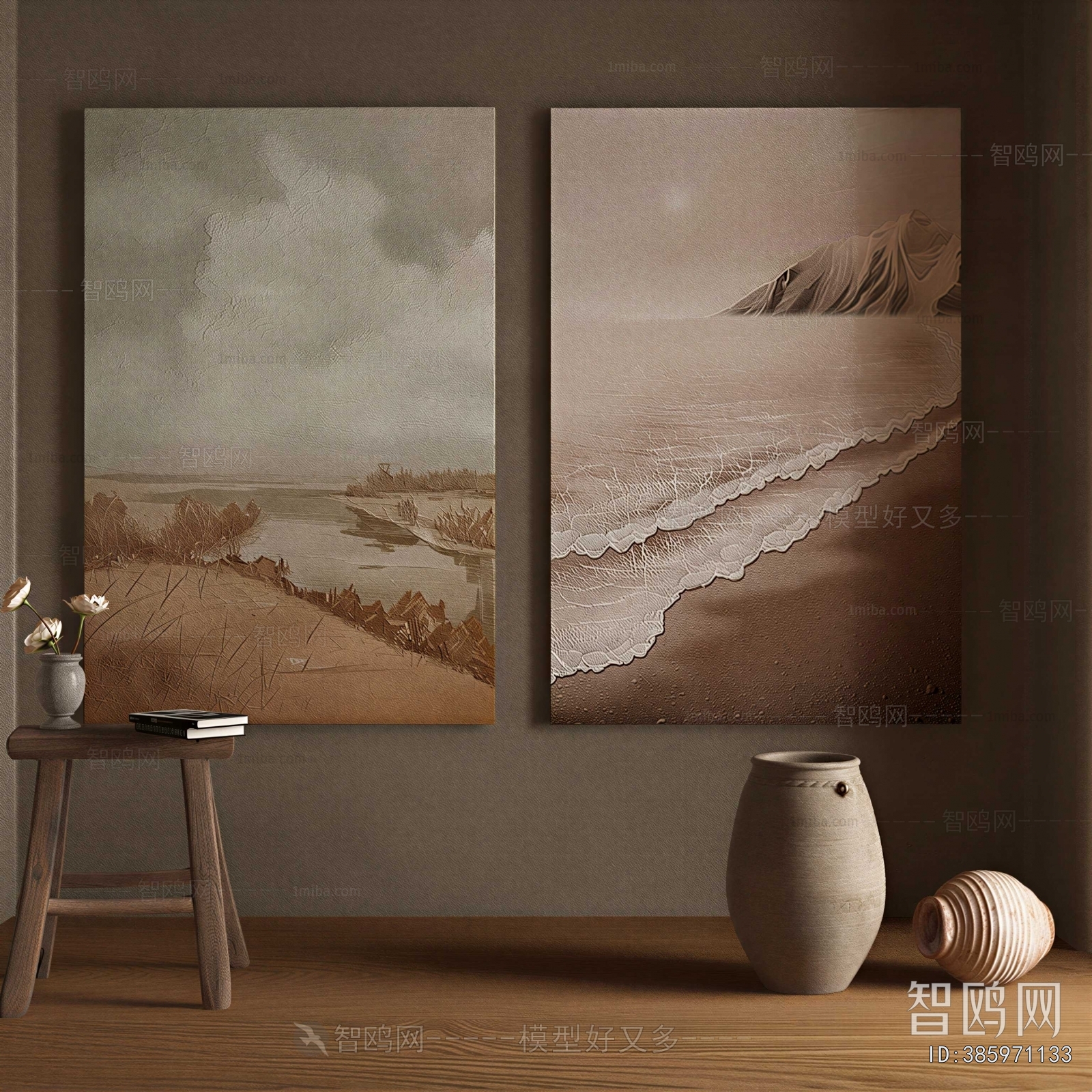 Wabi-sabi Style Painting