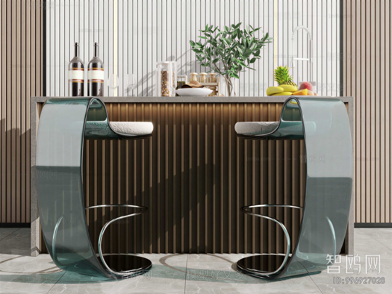 Modern Counter Bar