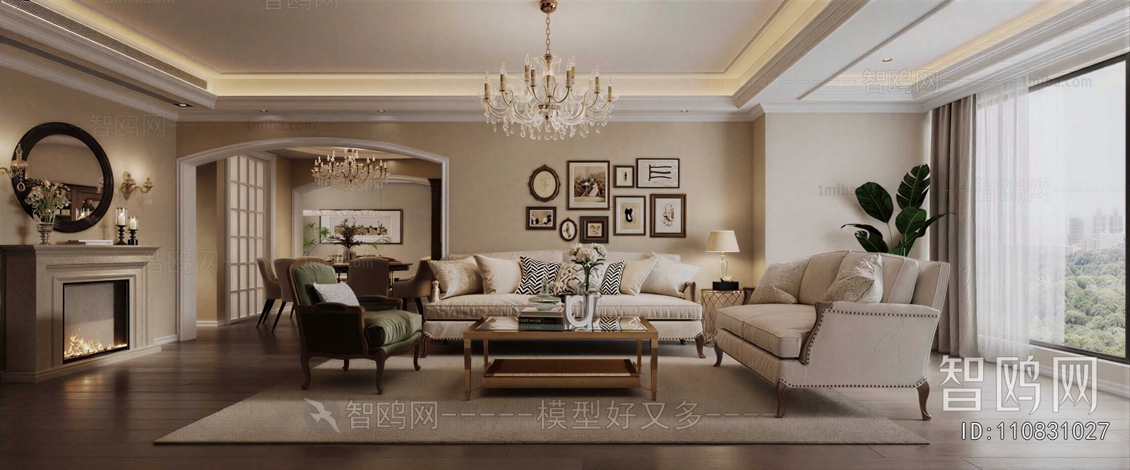 European Style A Living Room