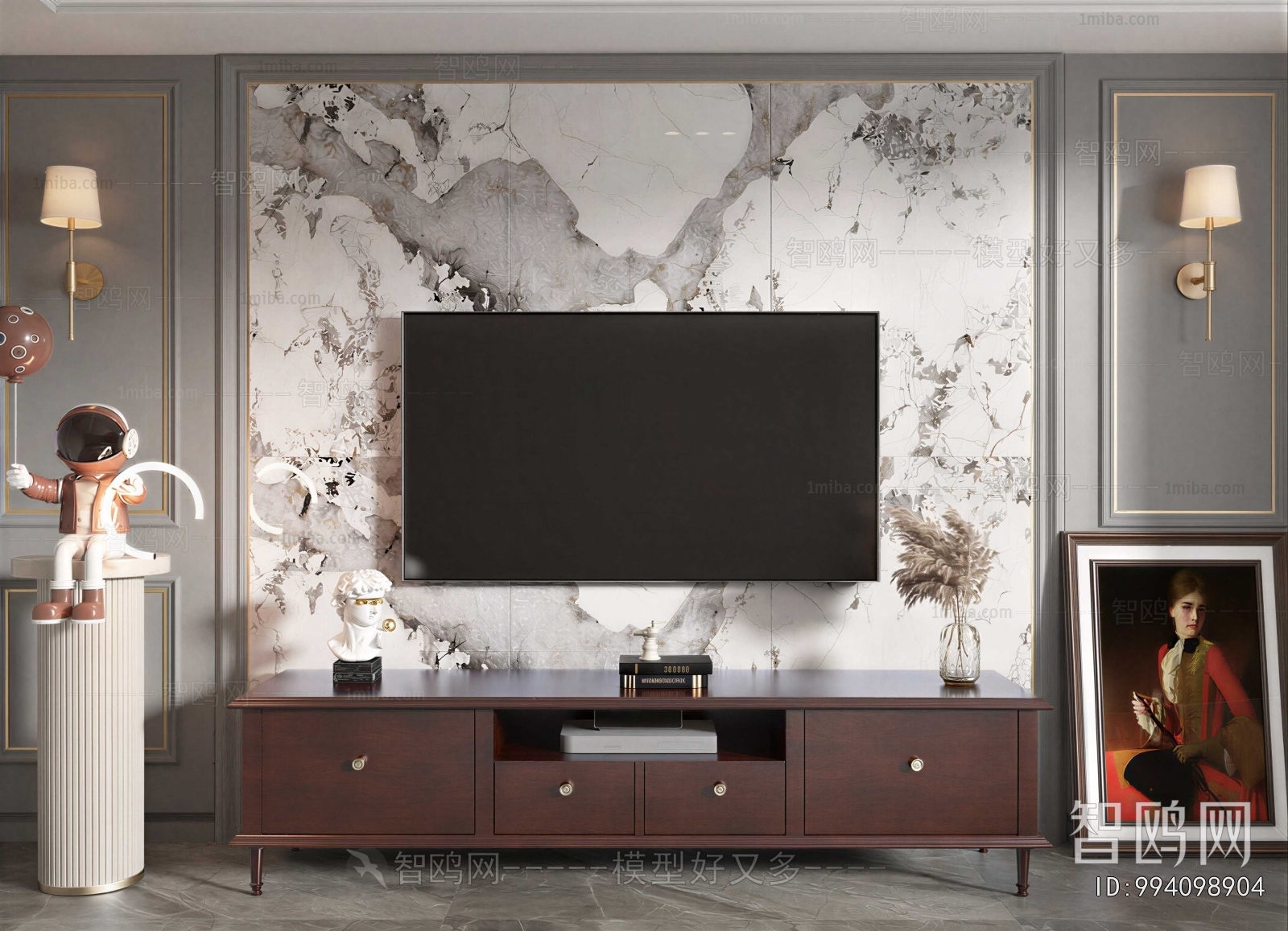 American Style TV Cabinet