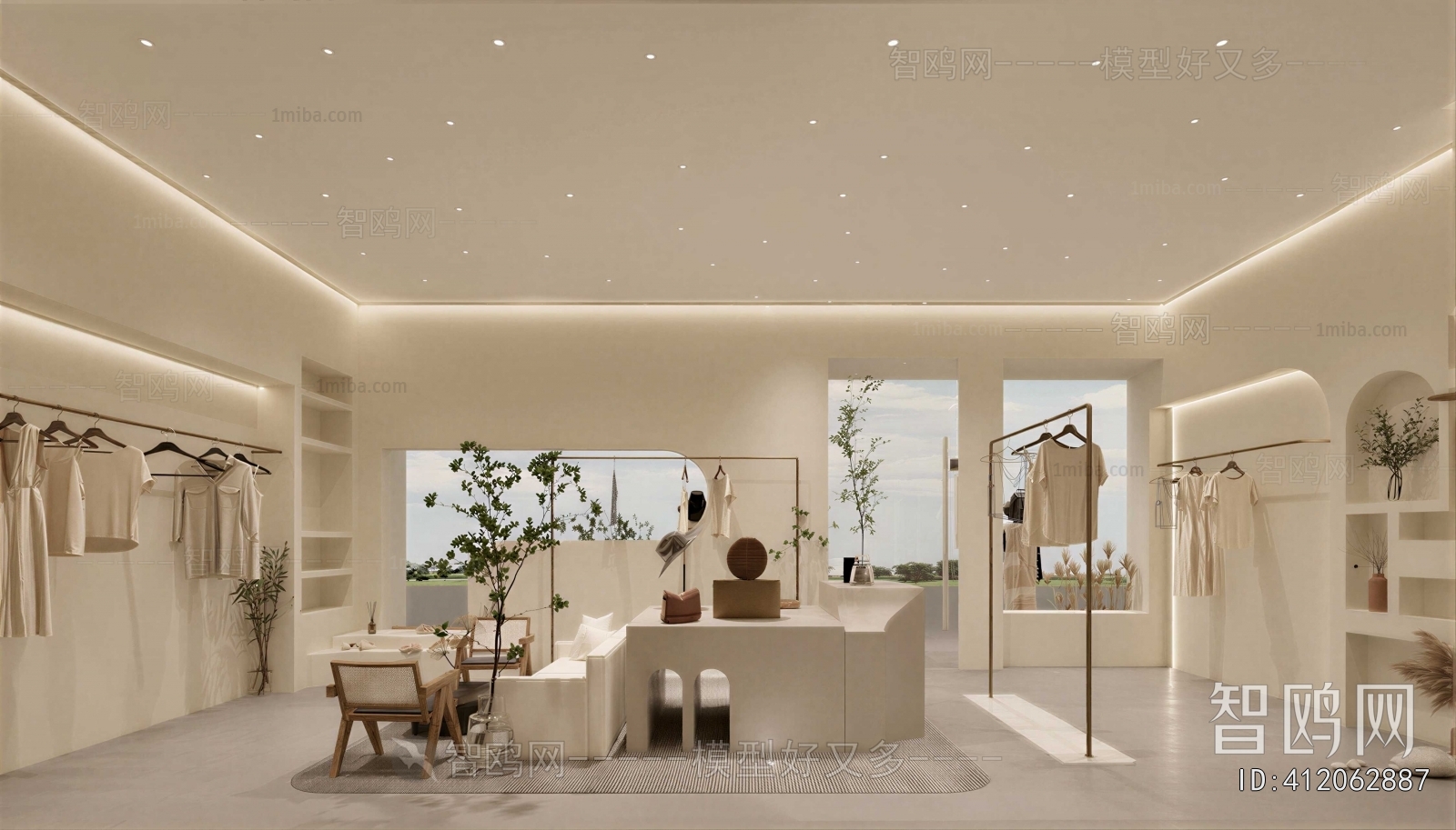 Modern Clothing Store