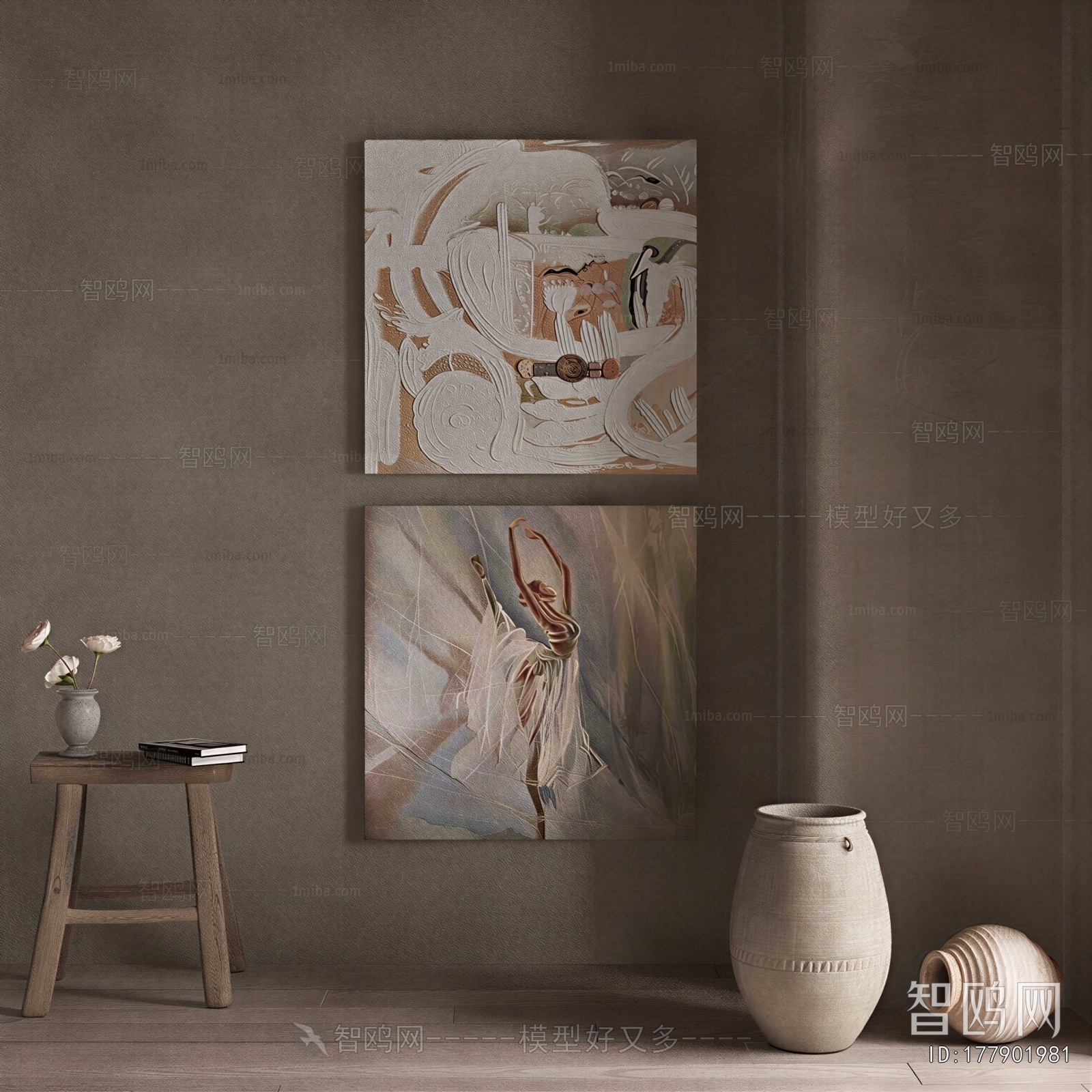 Wabi-sabi Style Painting