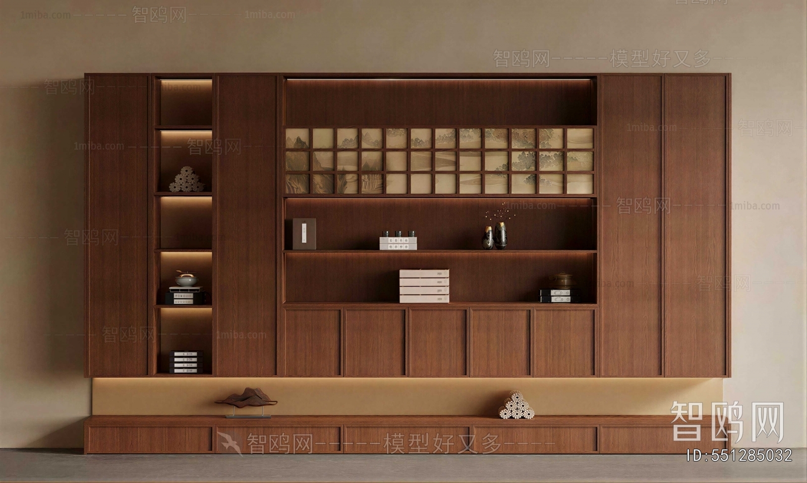 New Chinese Style Bookcase