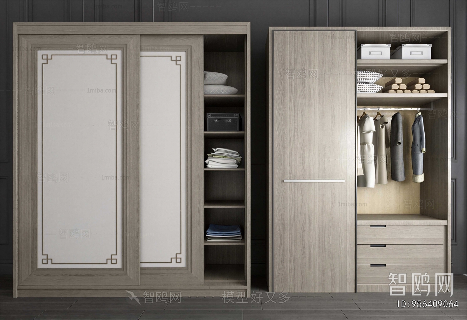 New Chinese Style The Wardrobe