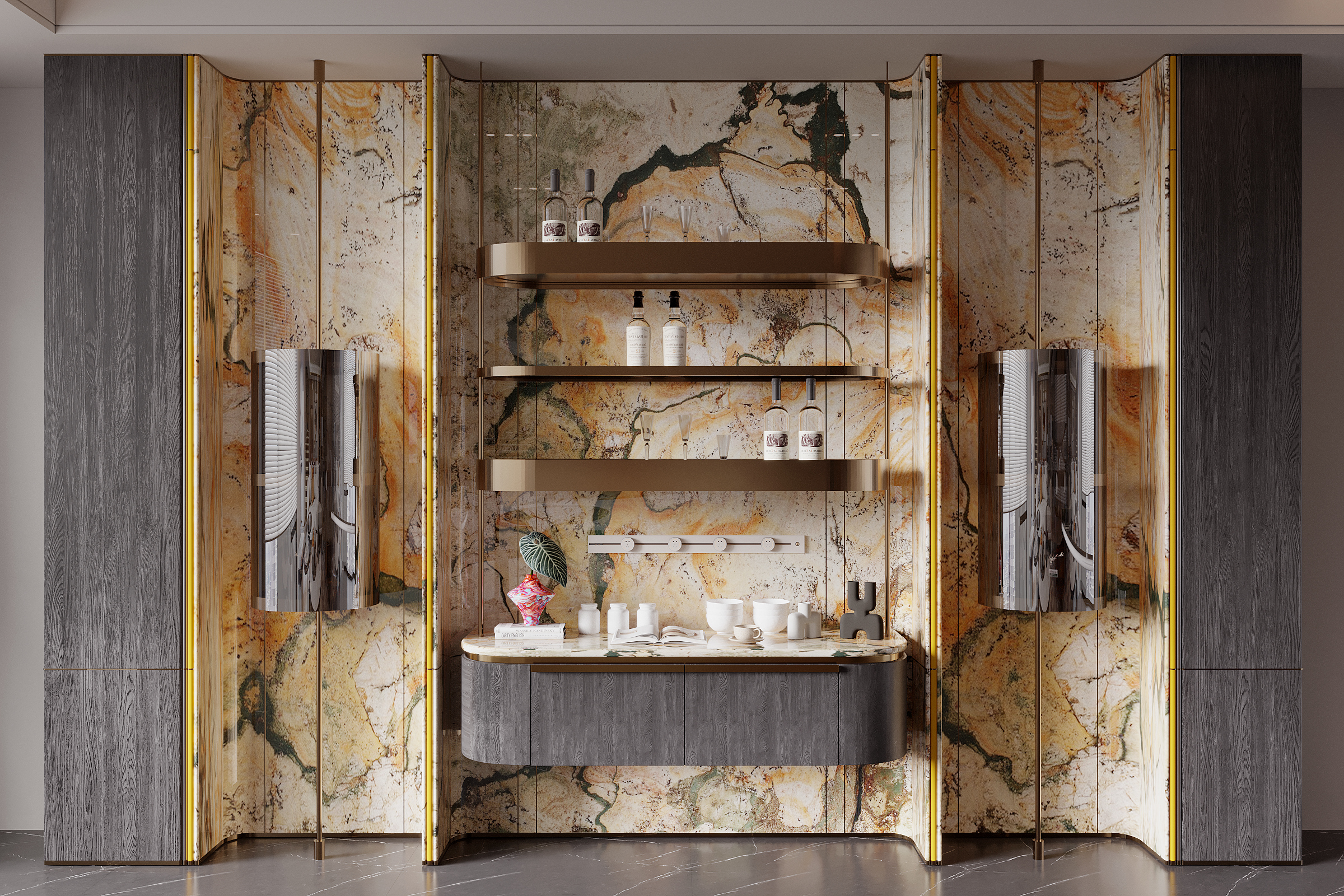 现代轻奢酒柜-2910924