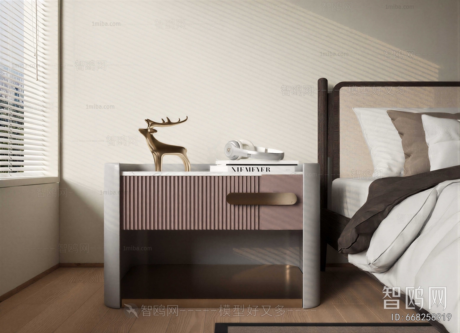 Modern Bedside Cupboard