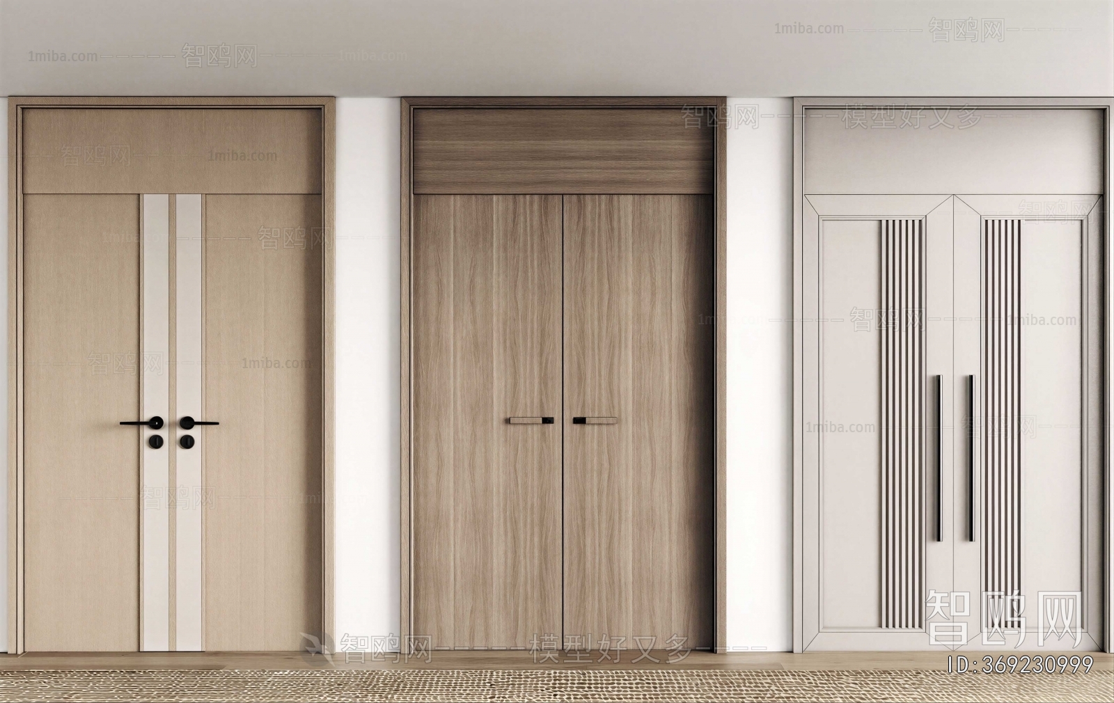 Modern Double Door
