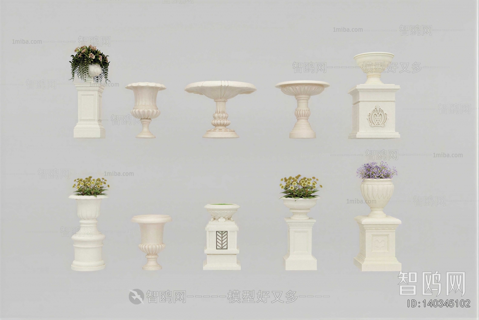 European Style Flower Bed, Flower Bowl, Flower Box