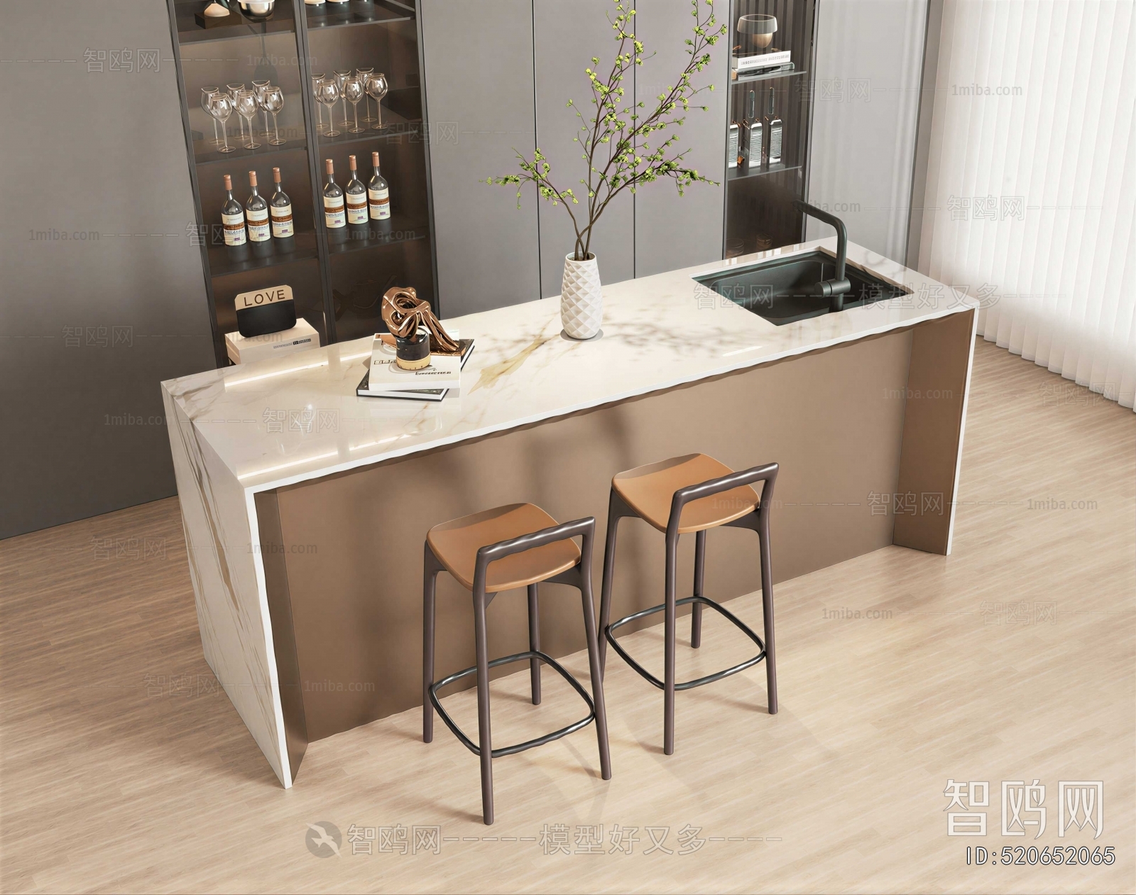 Modern Counter Bar