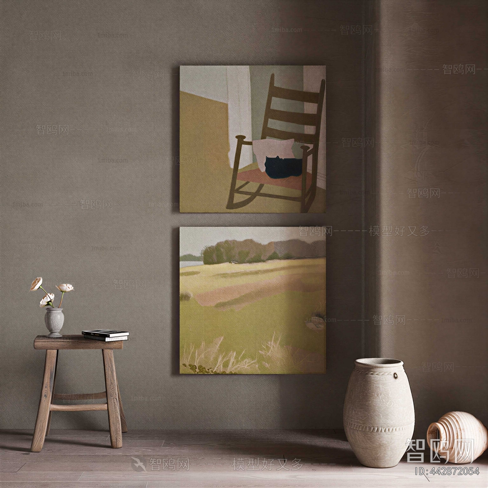 Wabi-sabi Style Painting