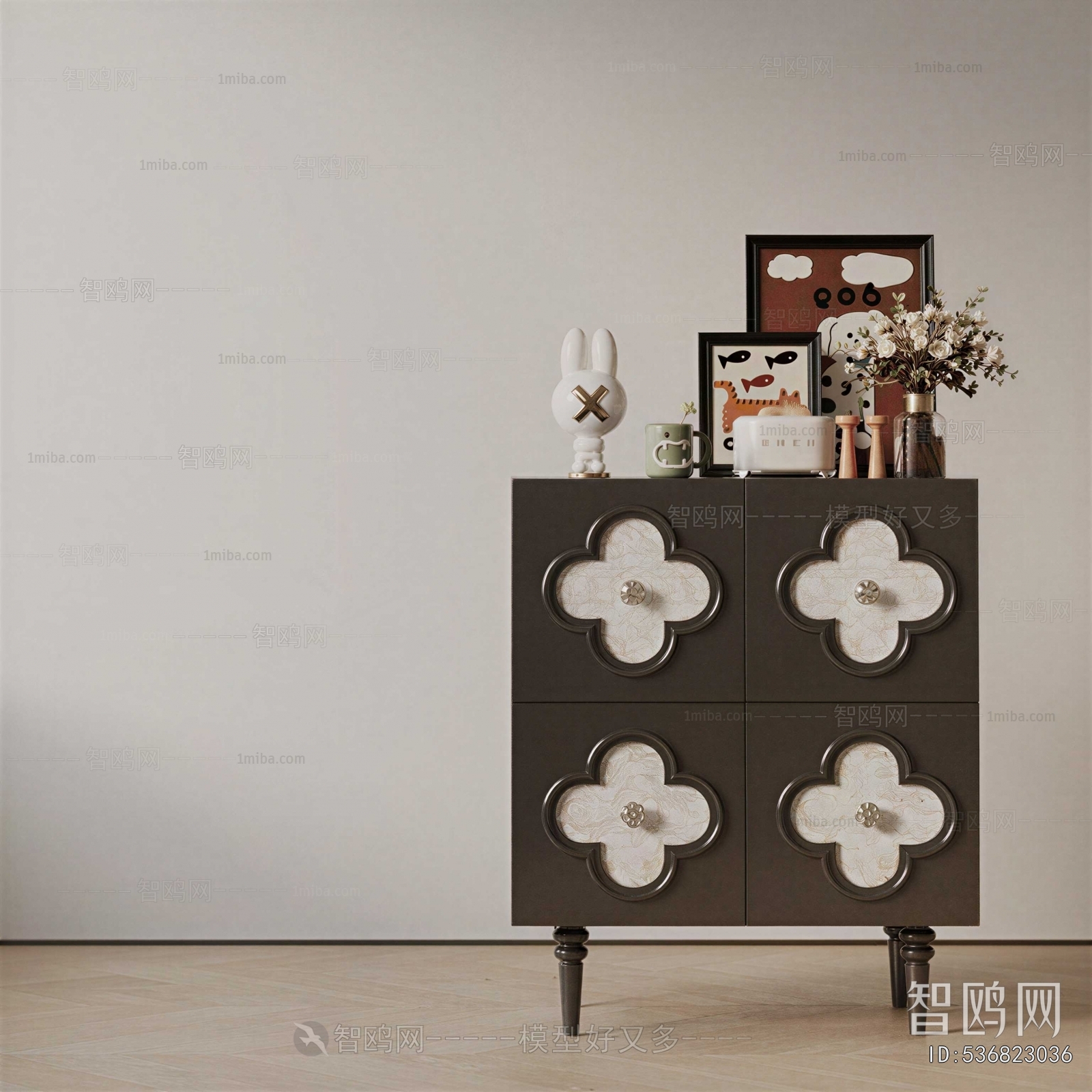 French Style Side Cabinet