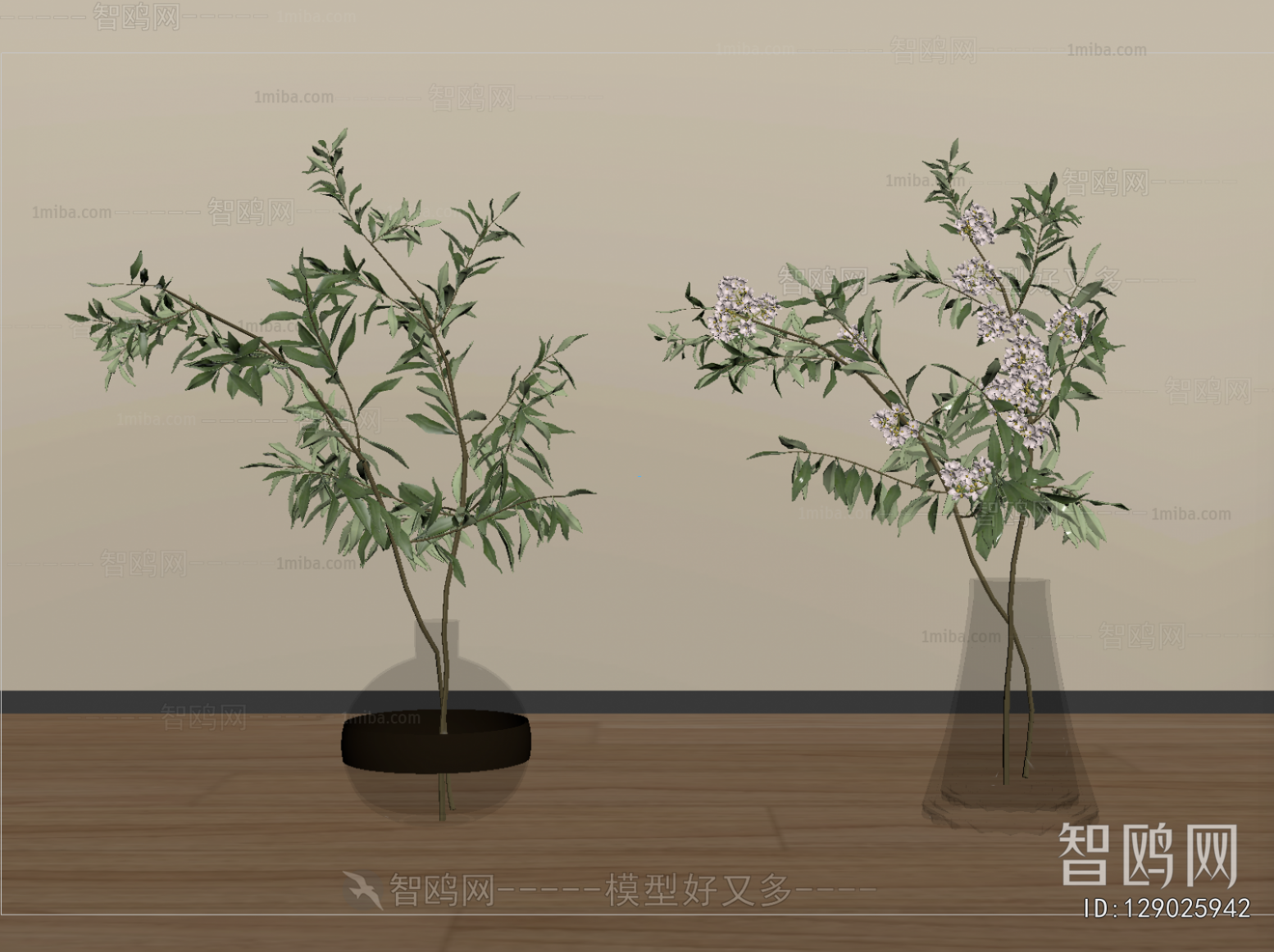 Modern Aquatic Green Plant