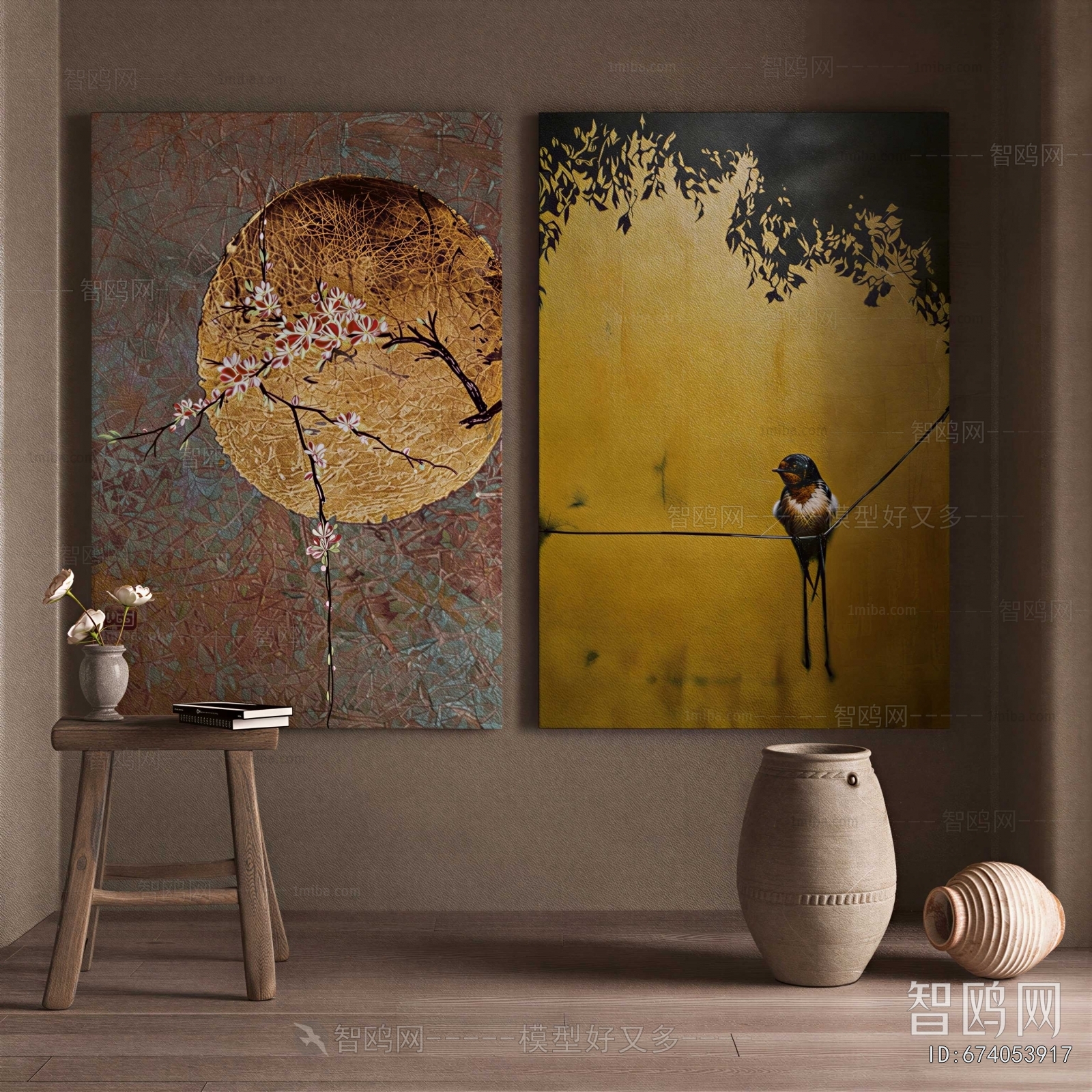 New Chinese Style Painting