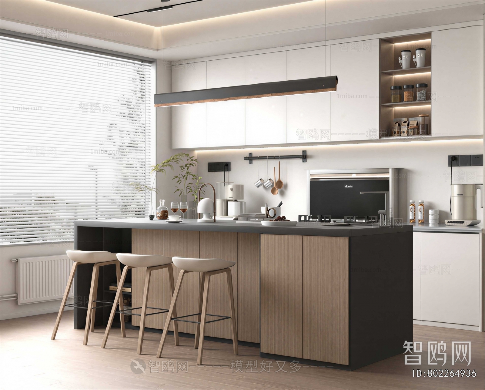 Modern Open Kitchen