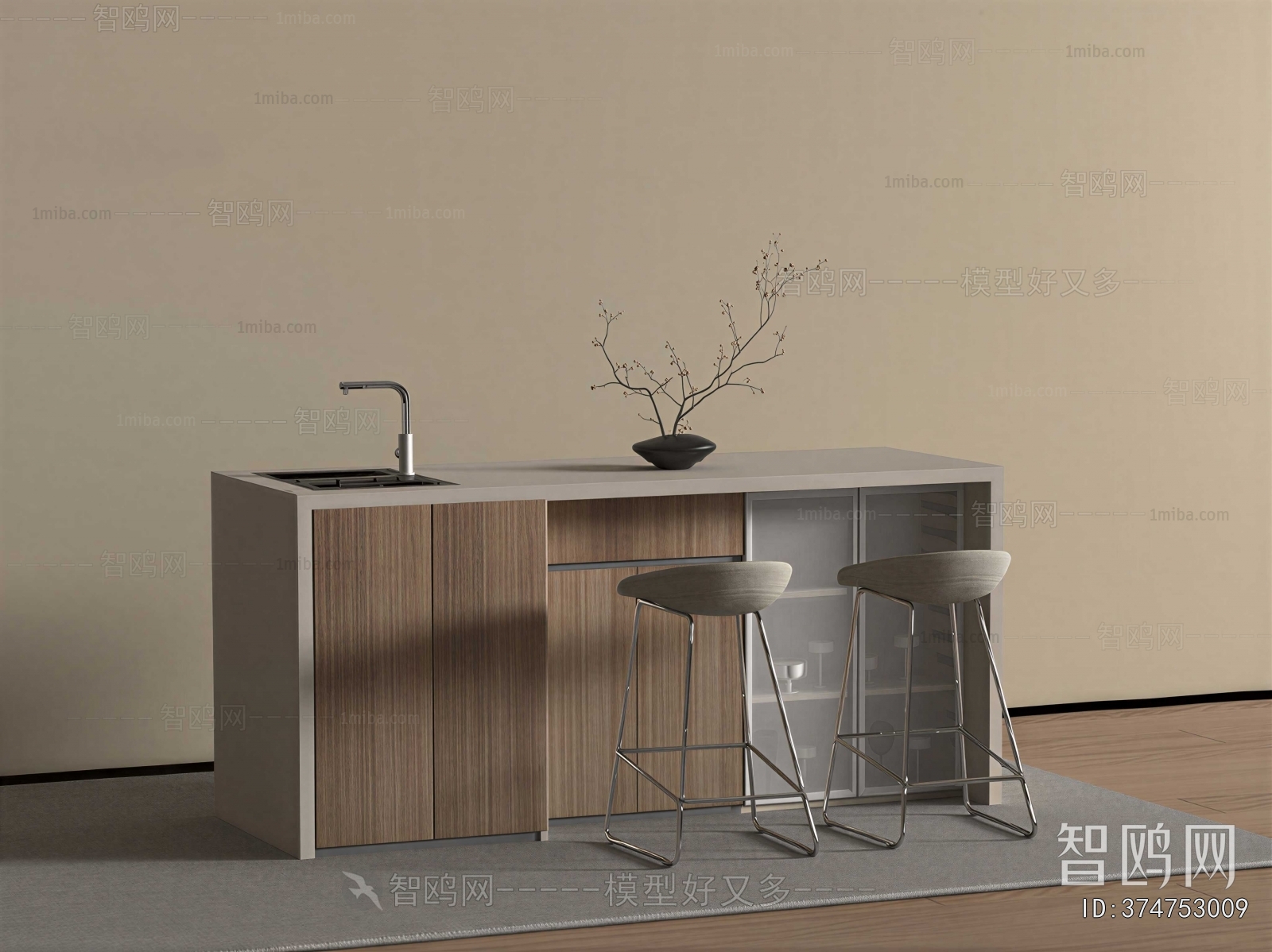 Modern Counter Bar