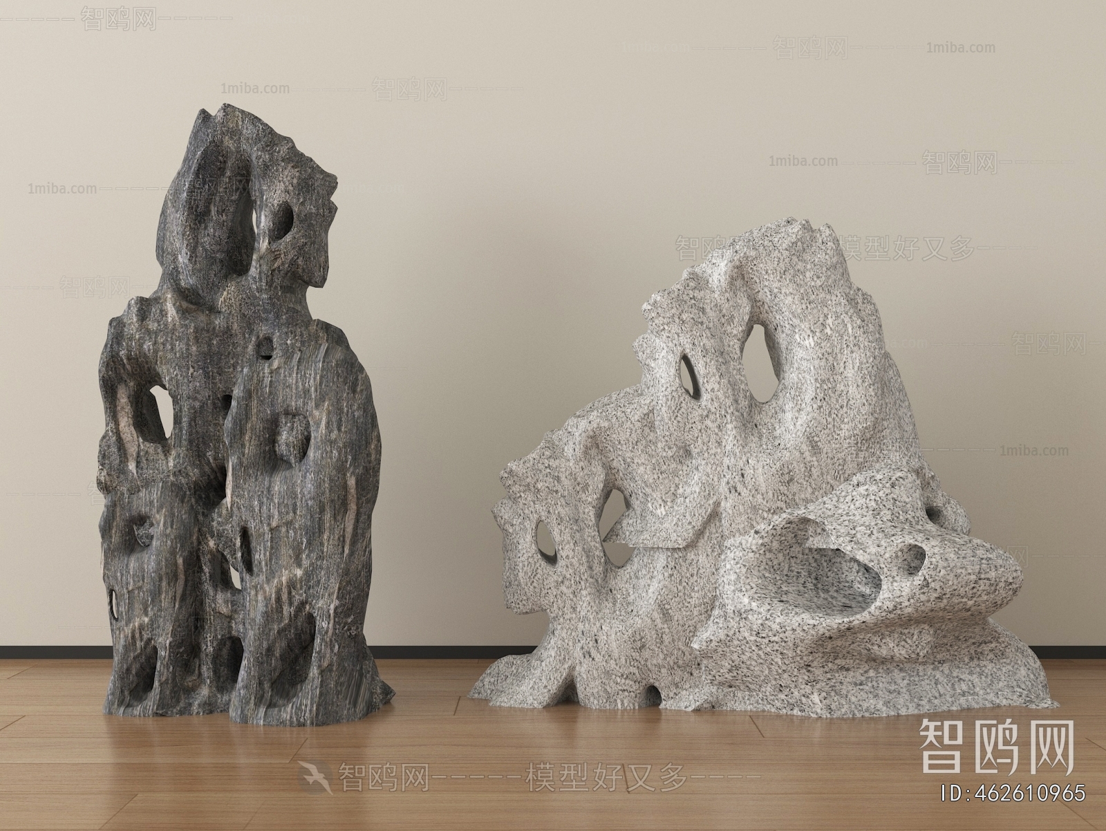 New Chinese Style Rockery Waterscape