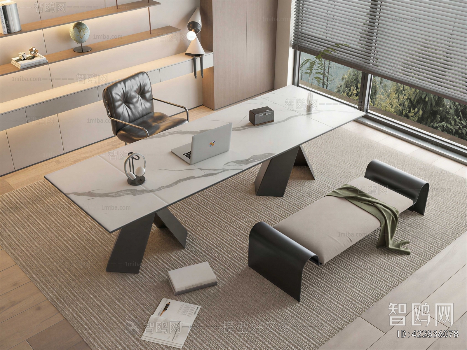 Modern Computer Desk And Chair