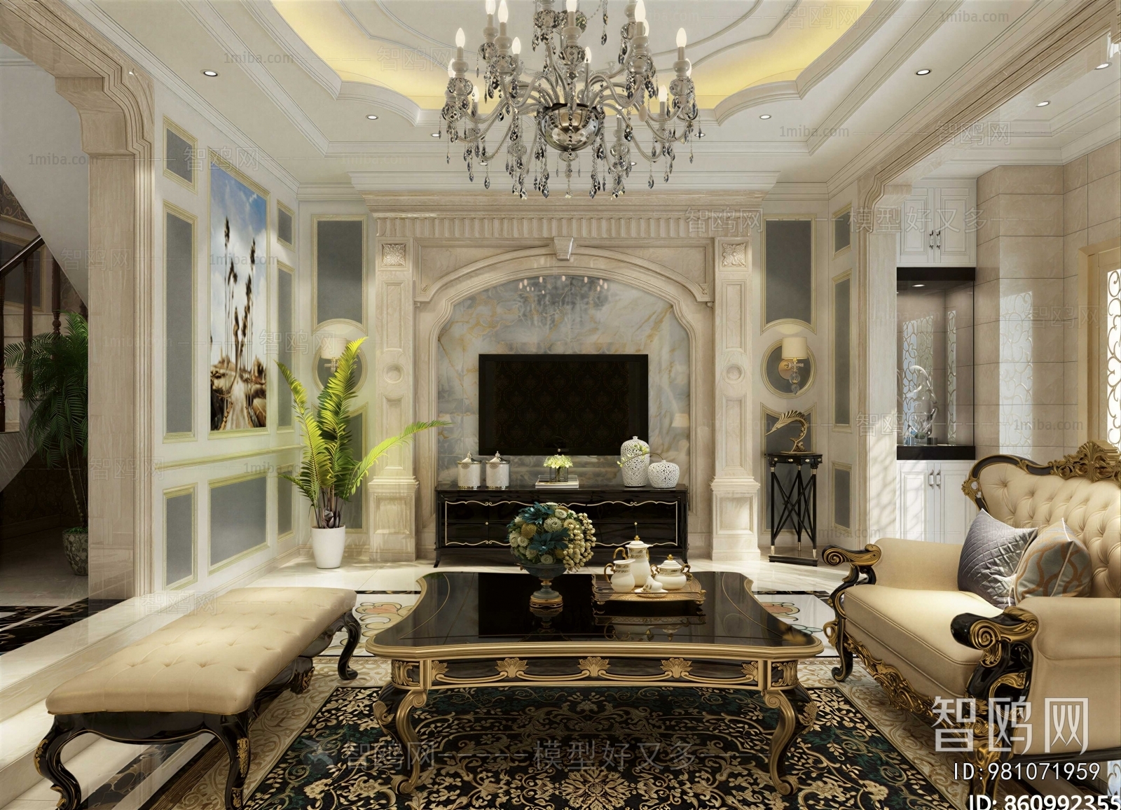 European Style A Living Room