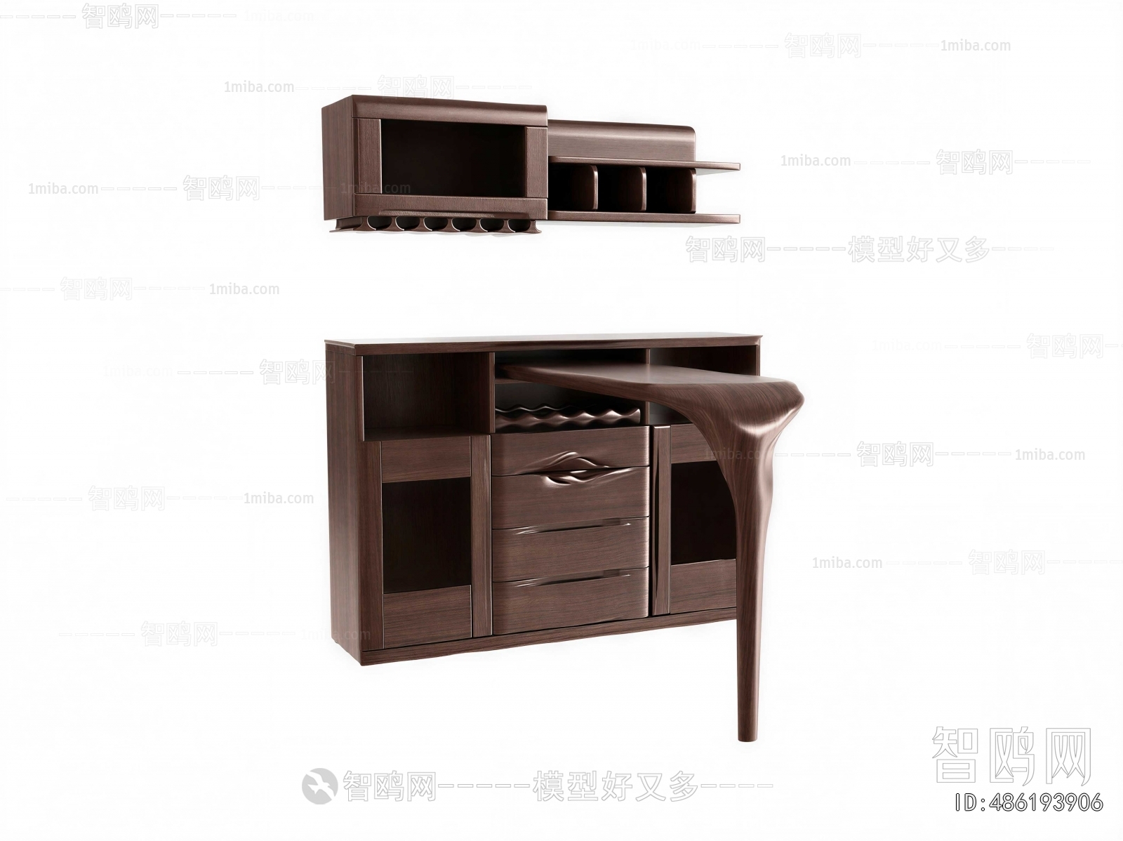 New Chinese Style Counter Bar