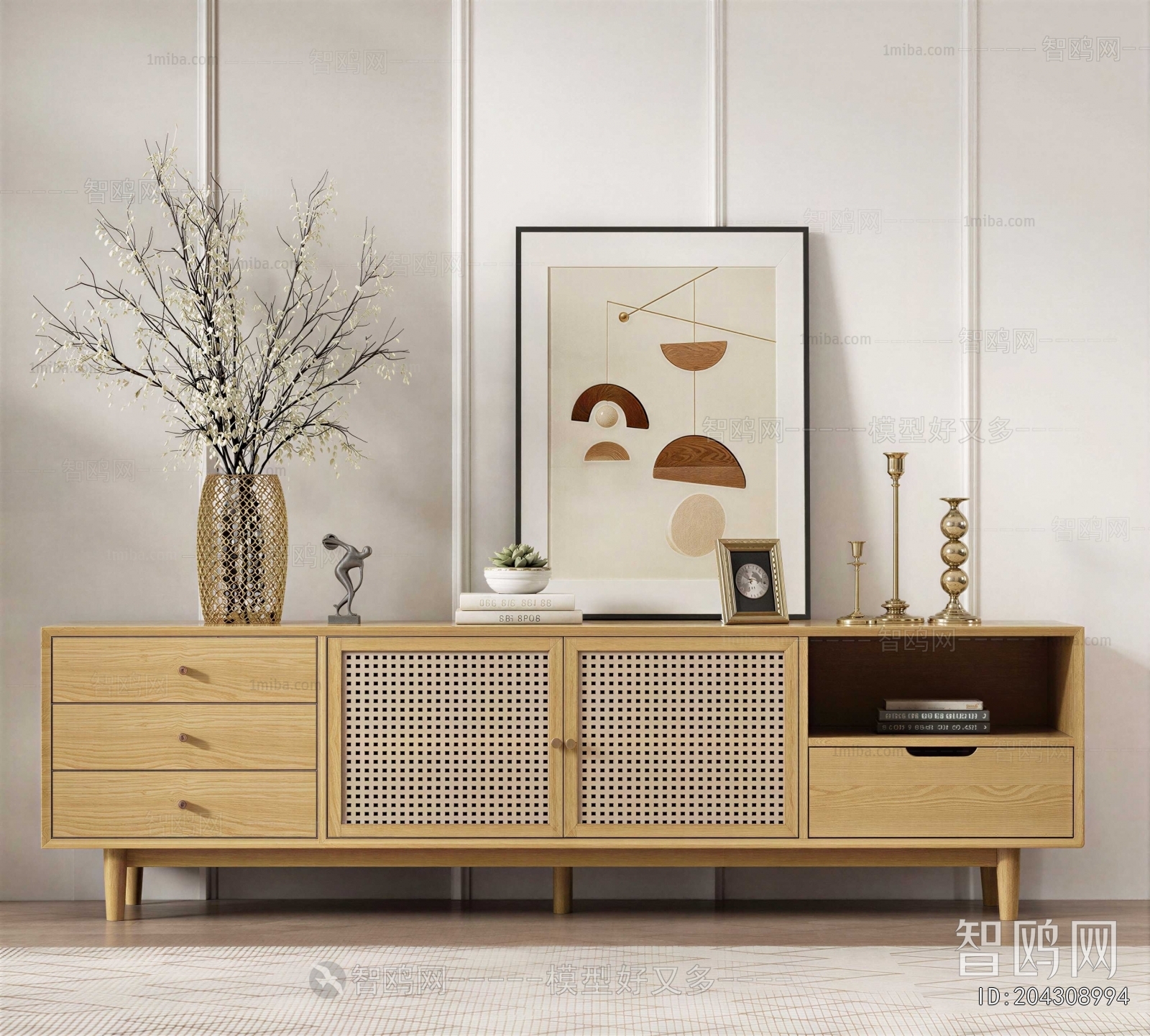 Nordic Style TV Cabinet
