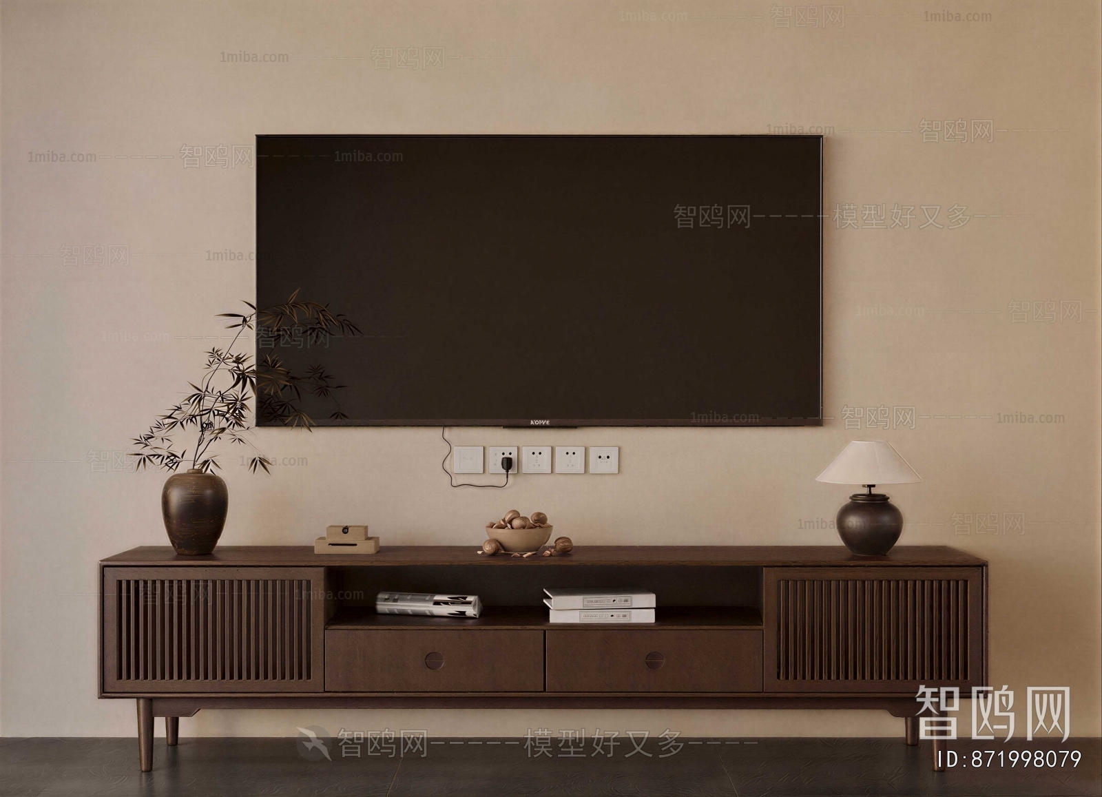 New Chinese Style TV Cabinet