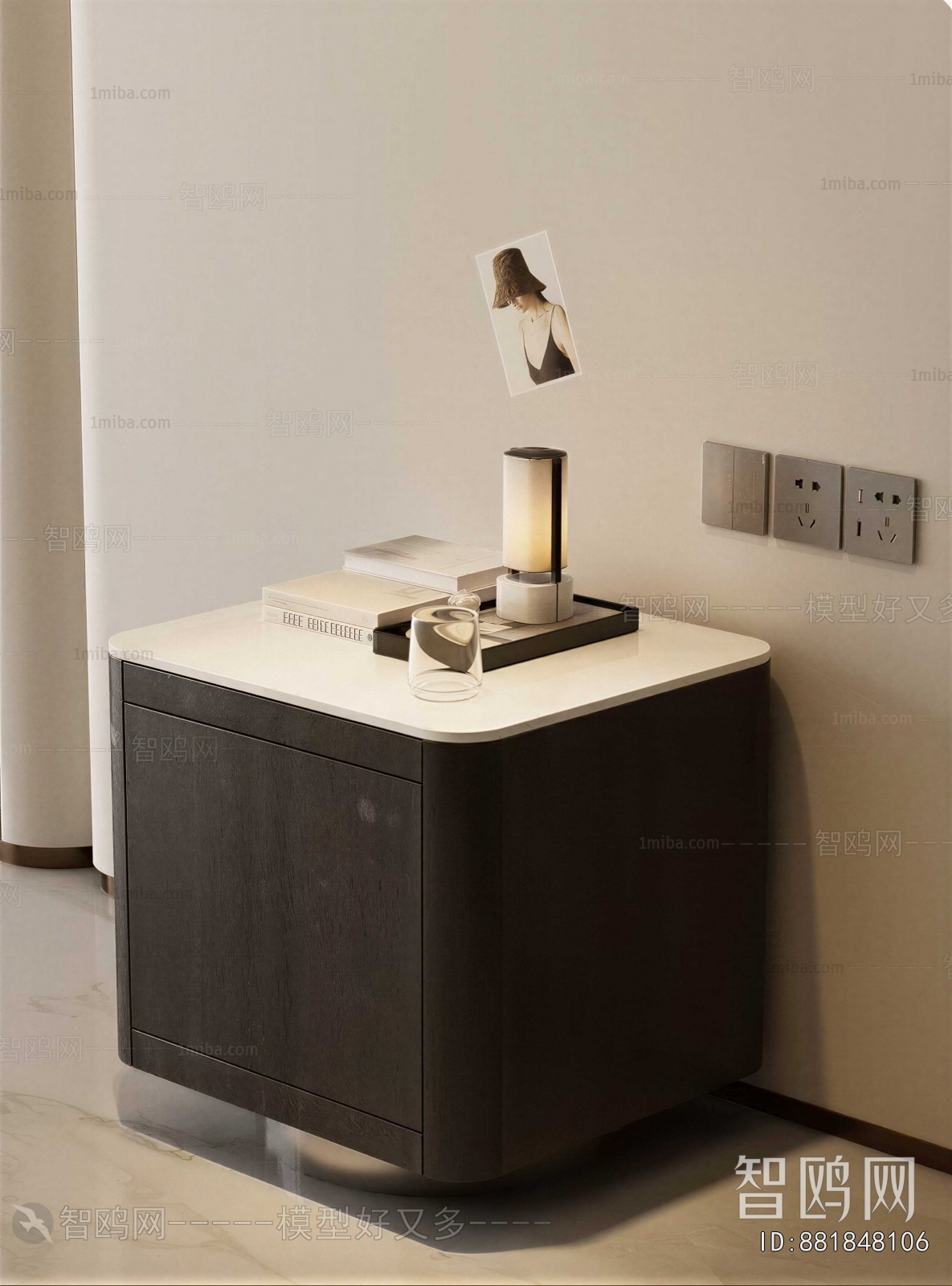 Modern Bedside Cupboard