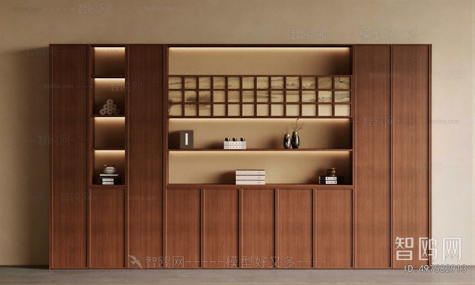 New Chinese Style Bookcase